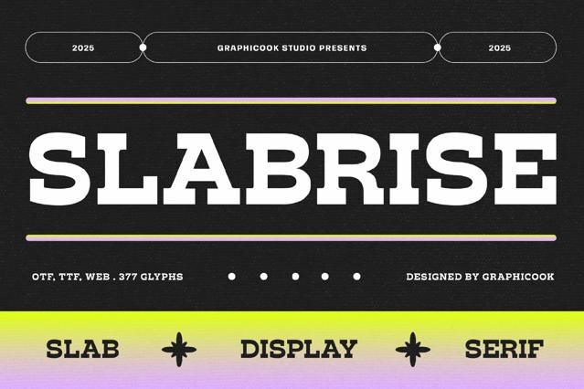 Slabrise Font