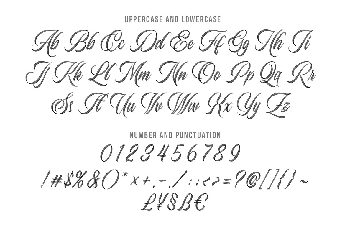 Romantic Juliette SVG Font