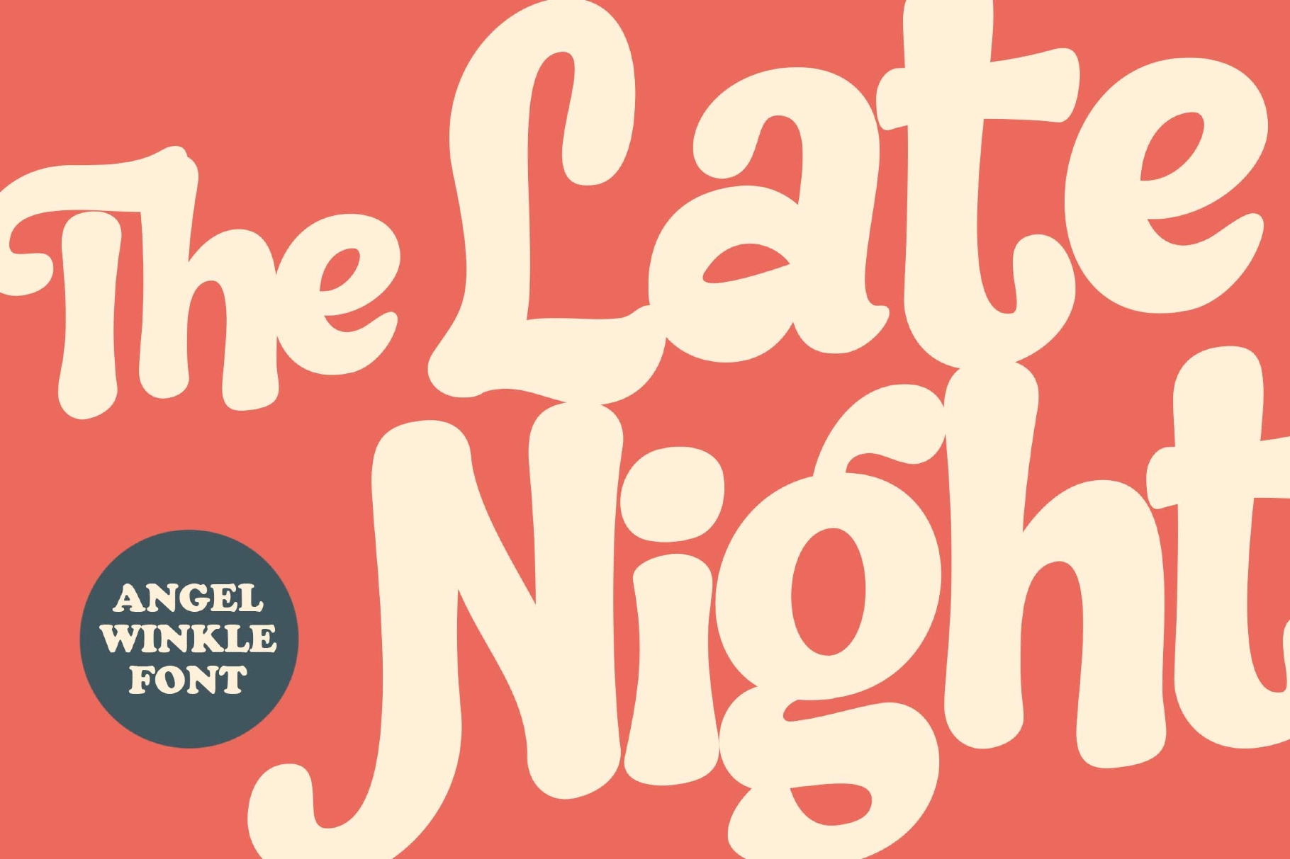 Angel Winkle a Bouncy Bold Font