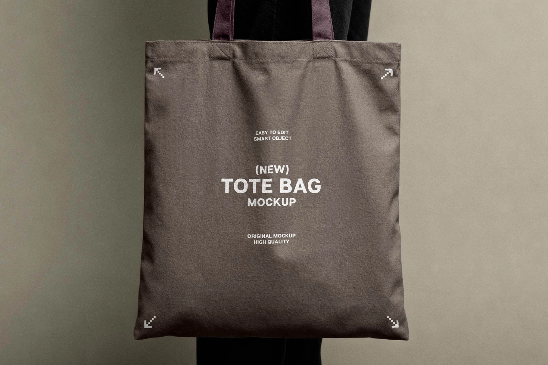 Handheld Tote Bag Mockup