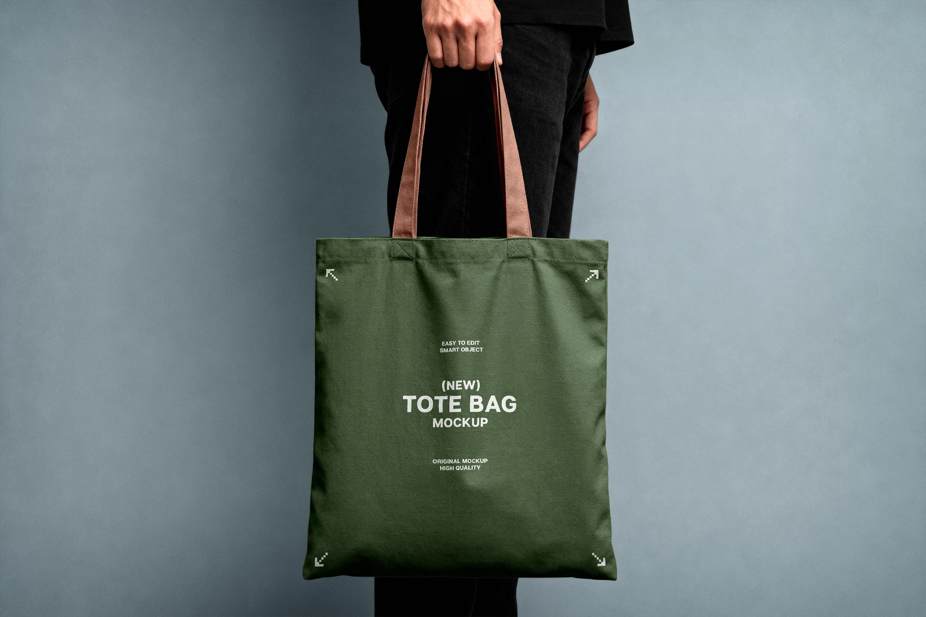 Handheld Tote Bag Mockup