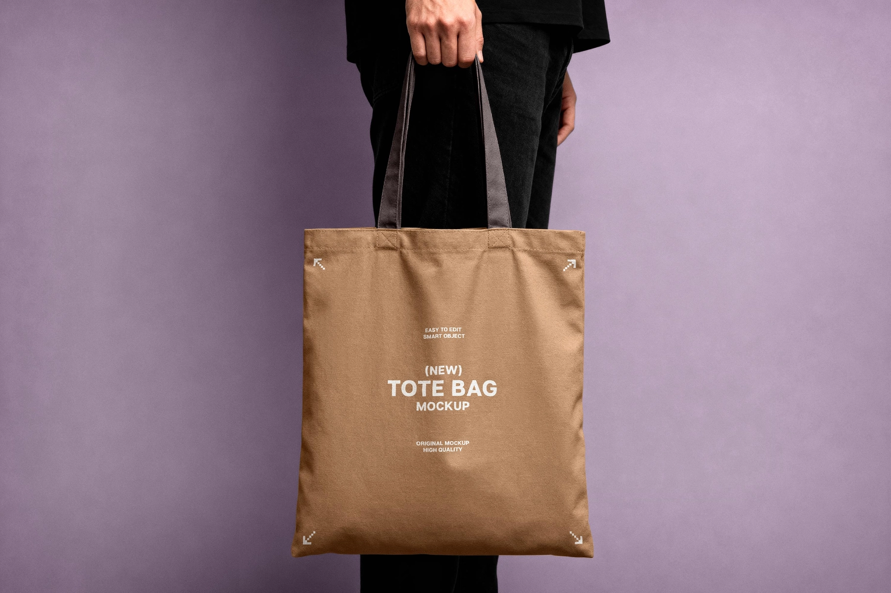Handheld Tote Bag Mockup