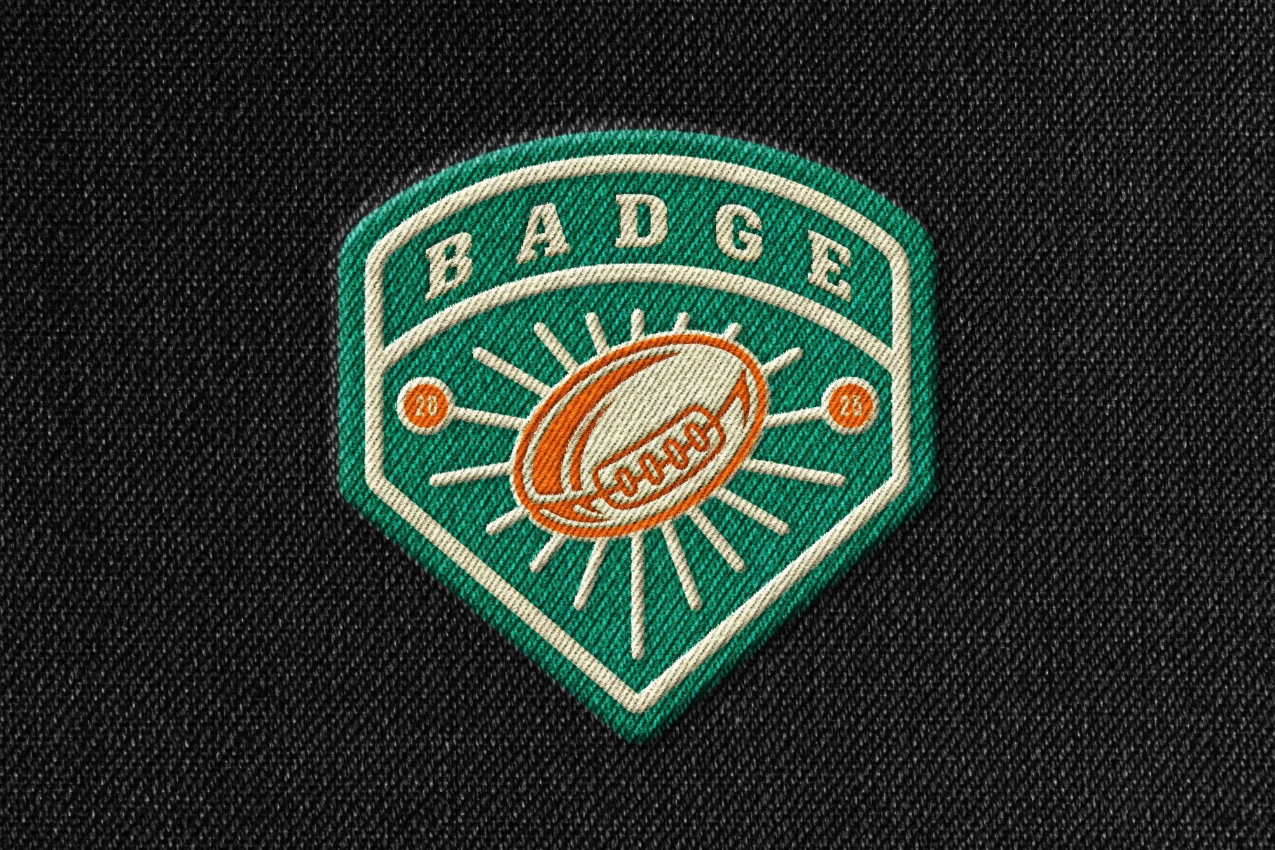 Embroidery Badge Mockup