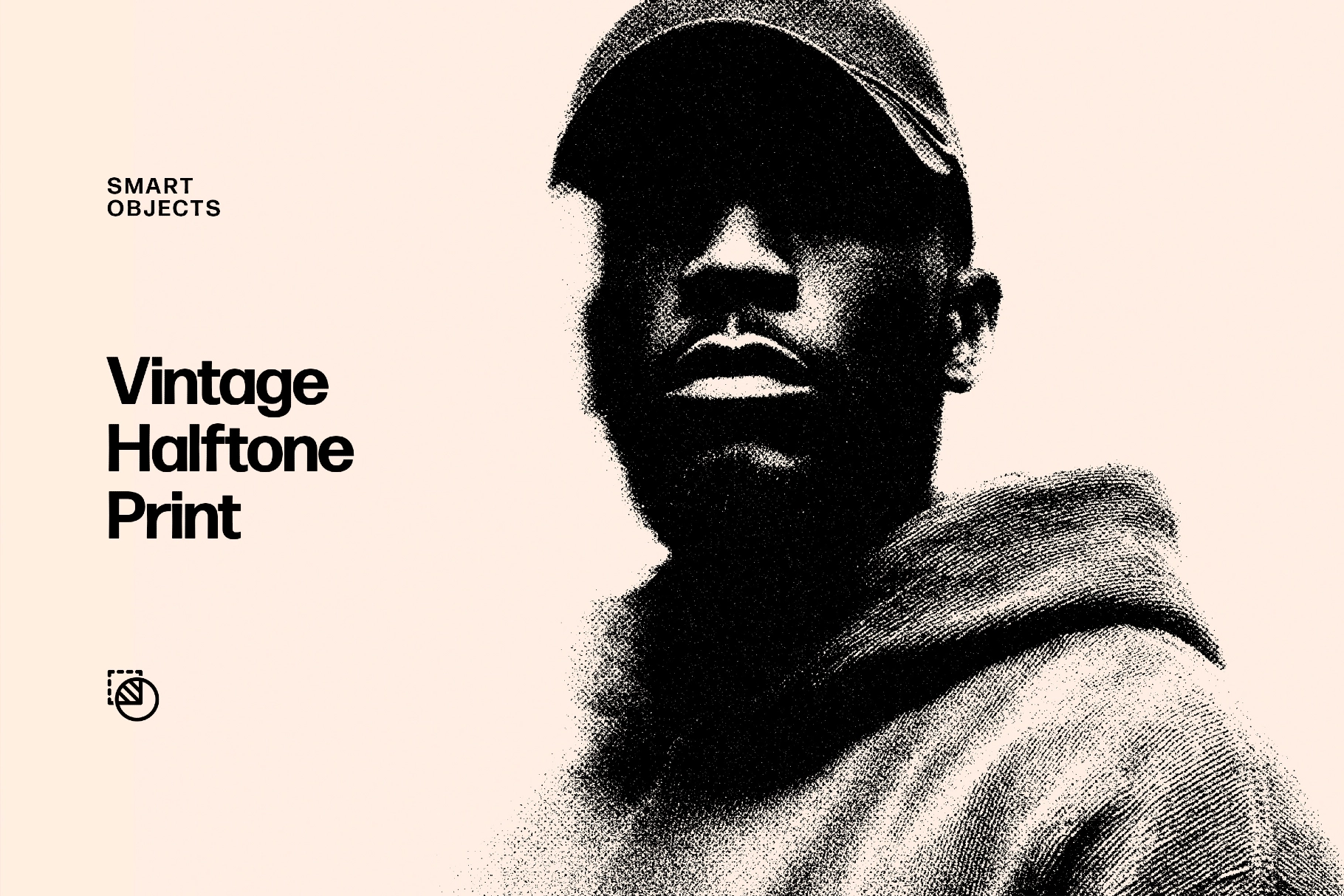 Vintage Halftone Print Effect