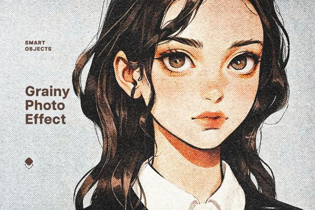 Bright Grainy Photo Effect