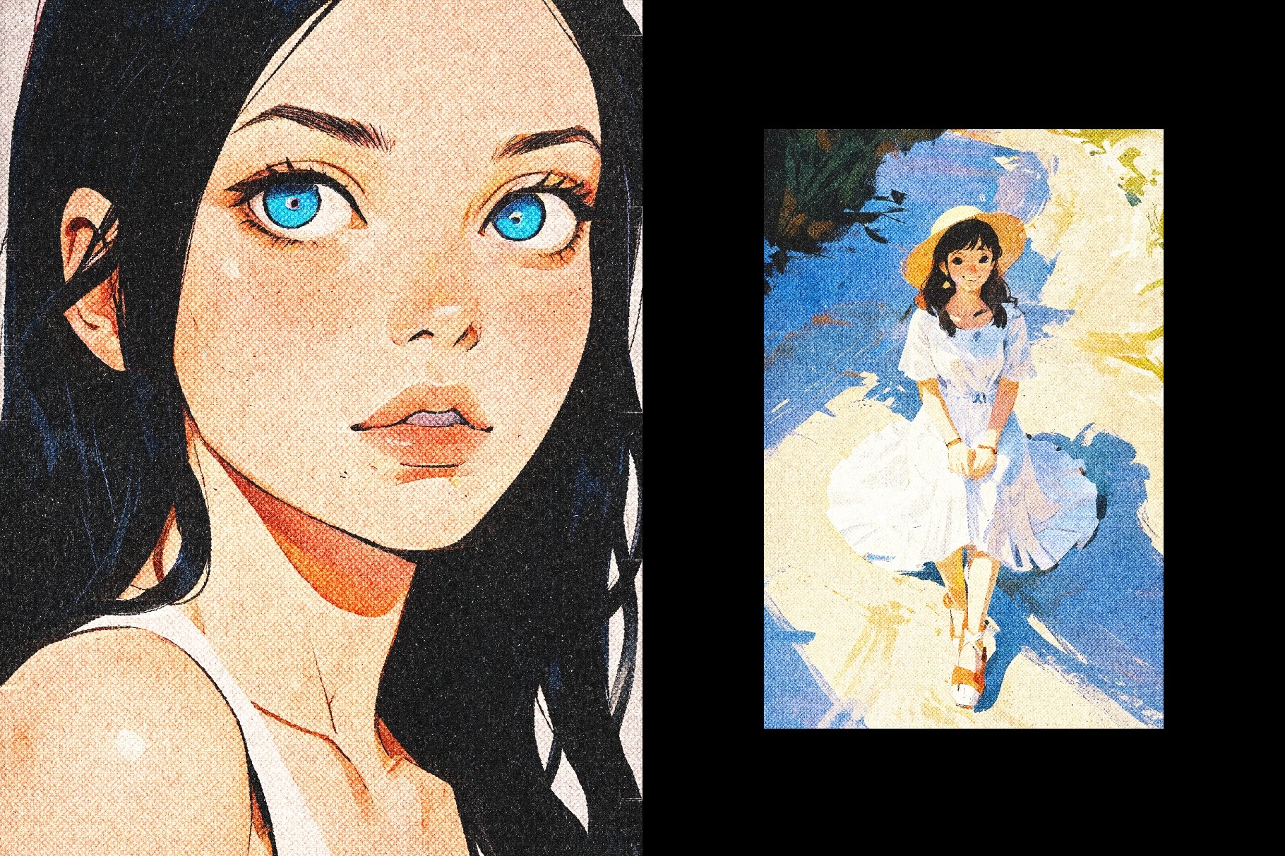 Bright Grainy Photo Effect