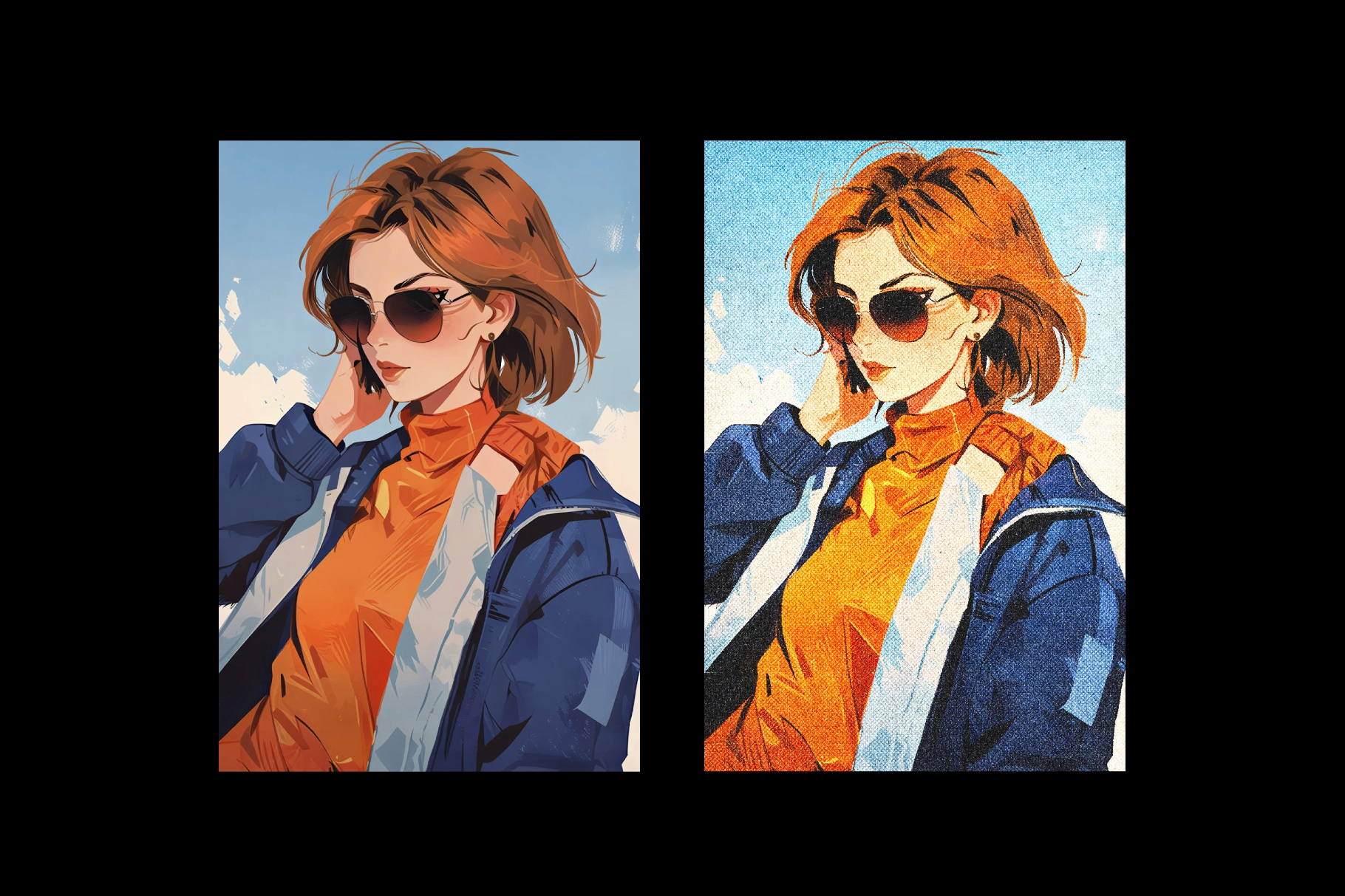 Bright Grainy Photo Effect