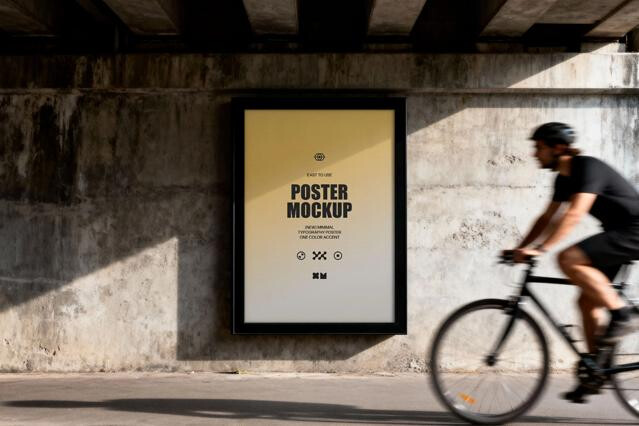 Urban Underpass Poster Mockup