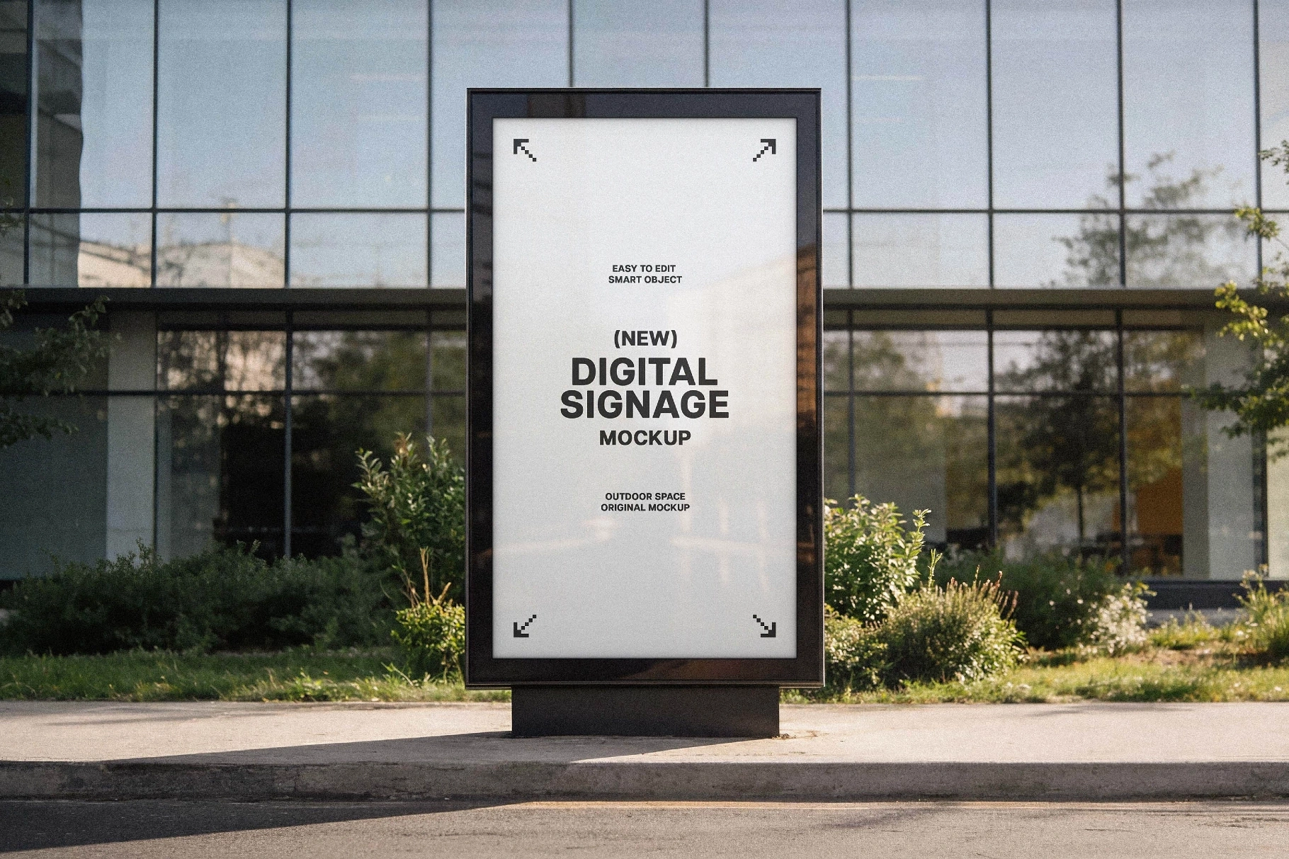 Outdoor Digital Signage Mockup