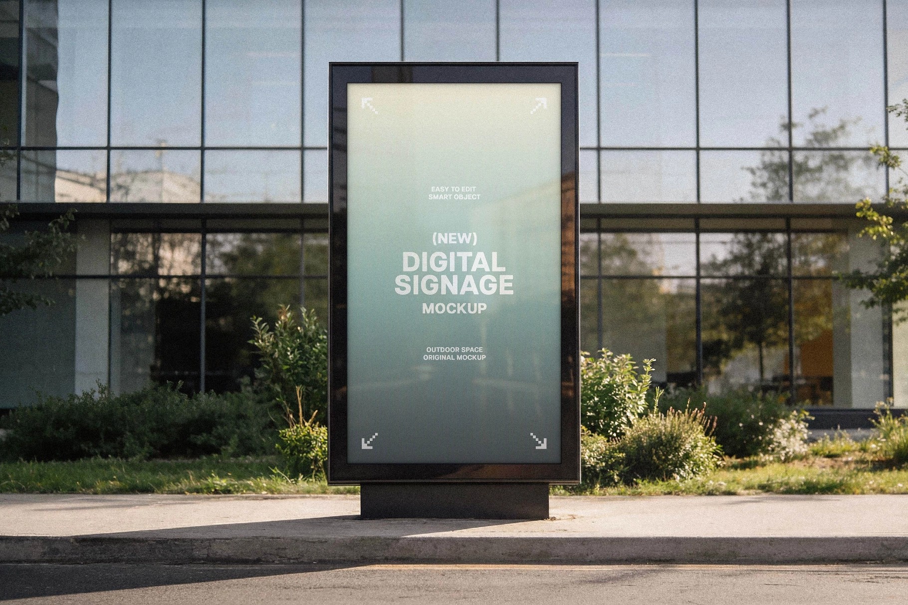 Outdoor Digital Signage Mockup