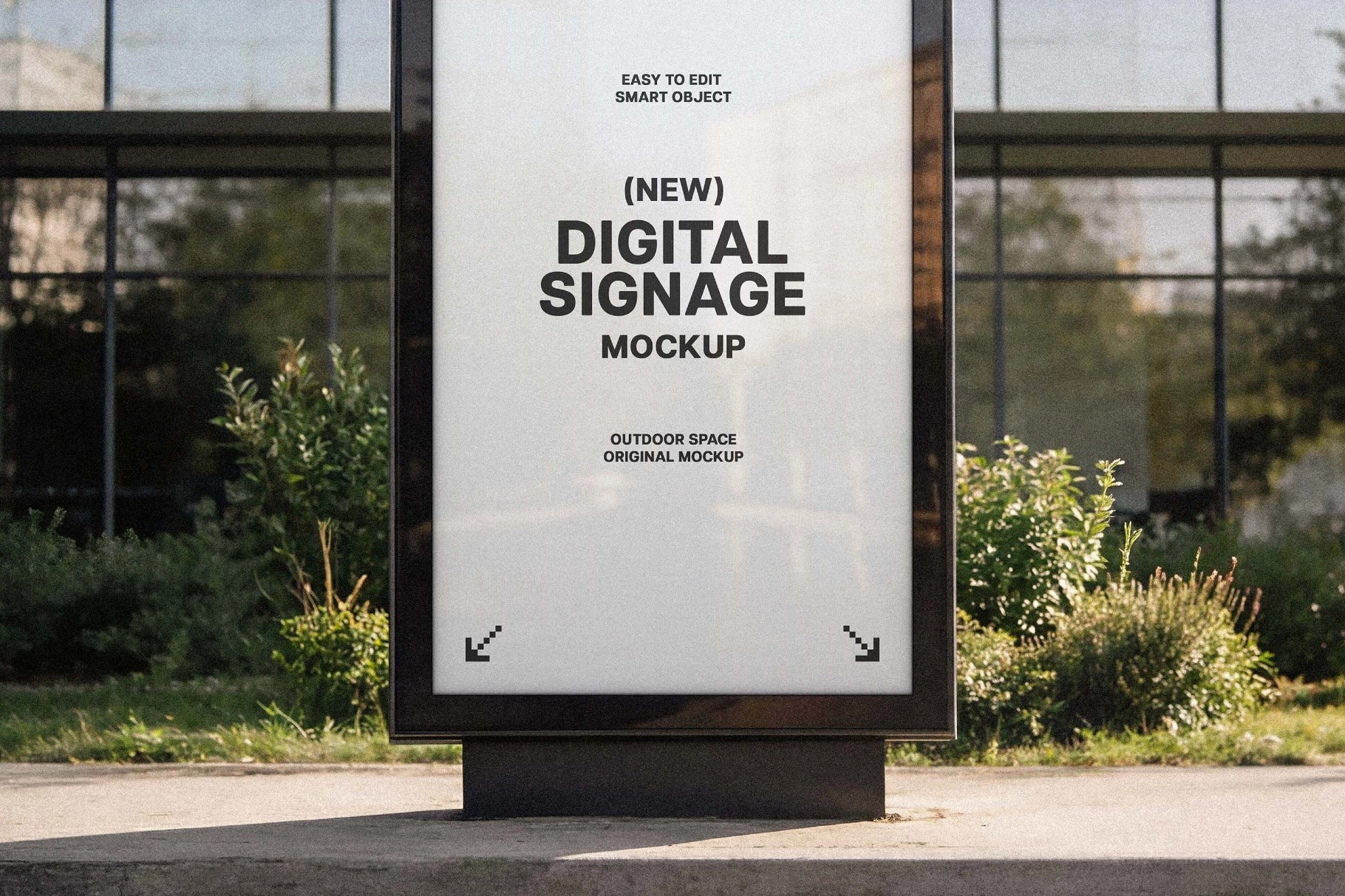 Outdoor Digital Signage Mockup