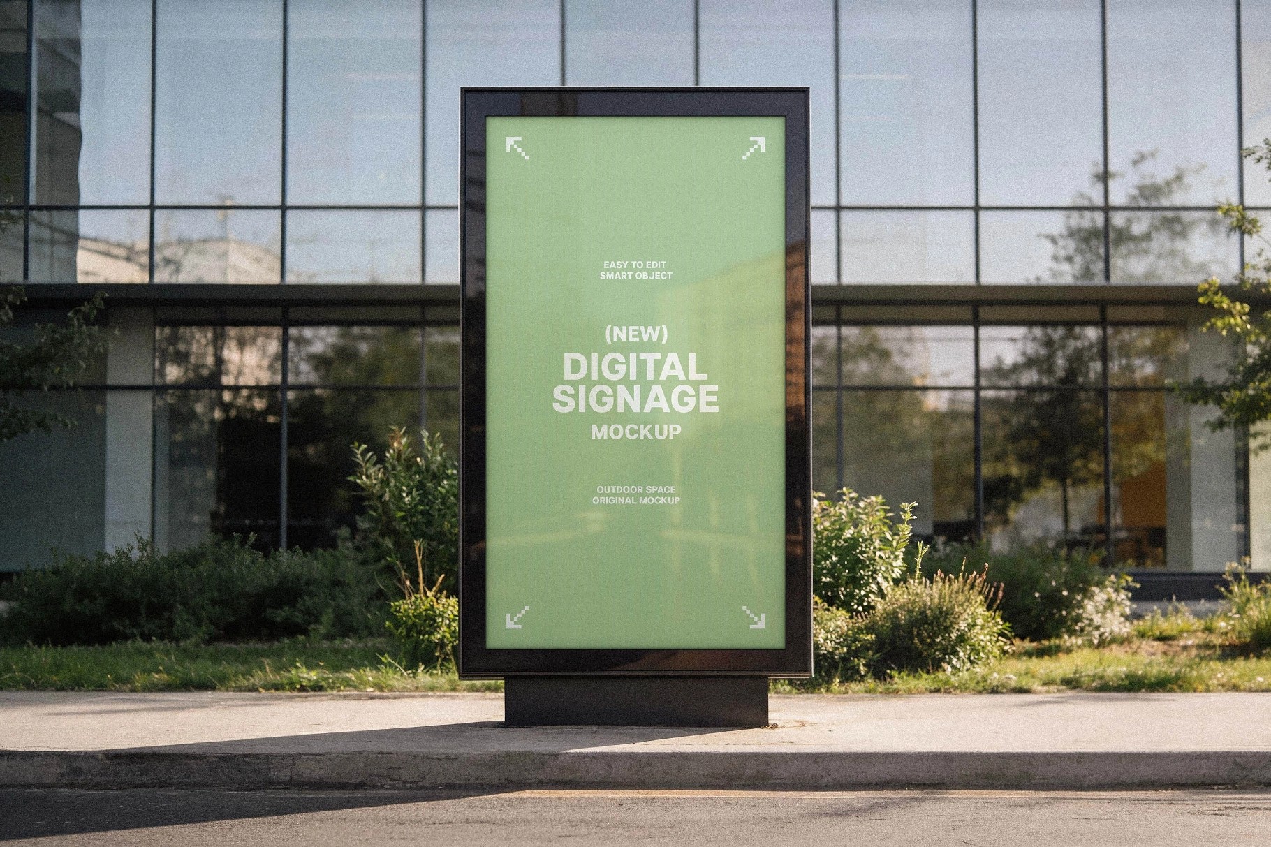 Outdoor Digital Signage Mockup