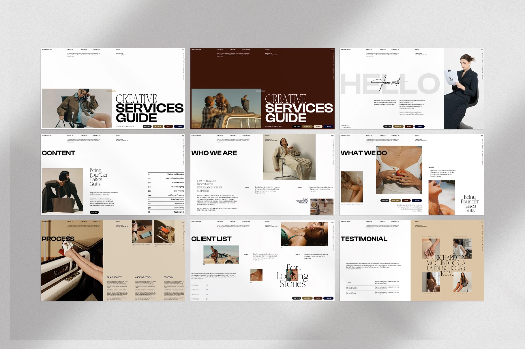 Creative Services Guide Presentation Template