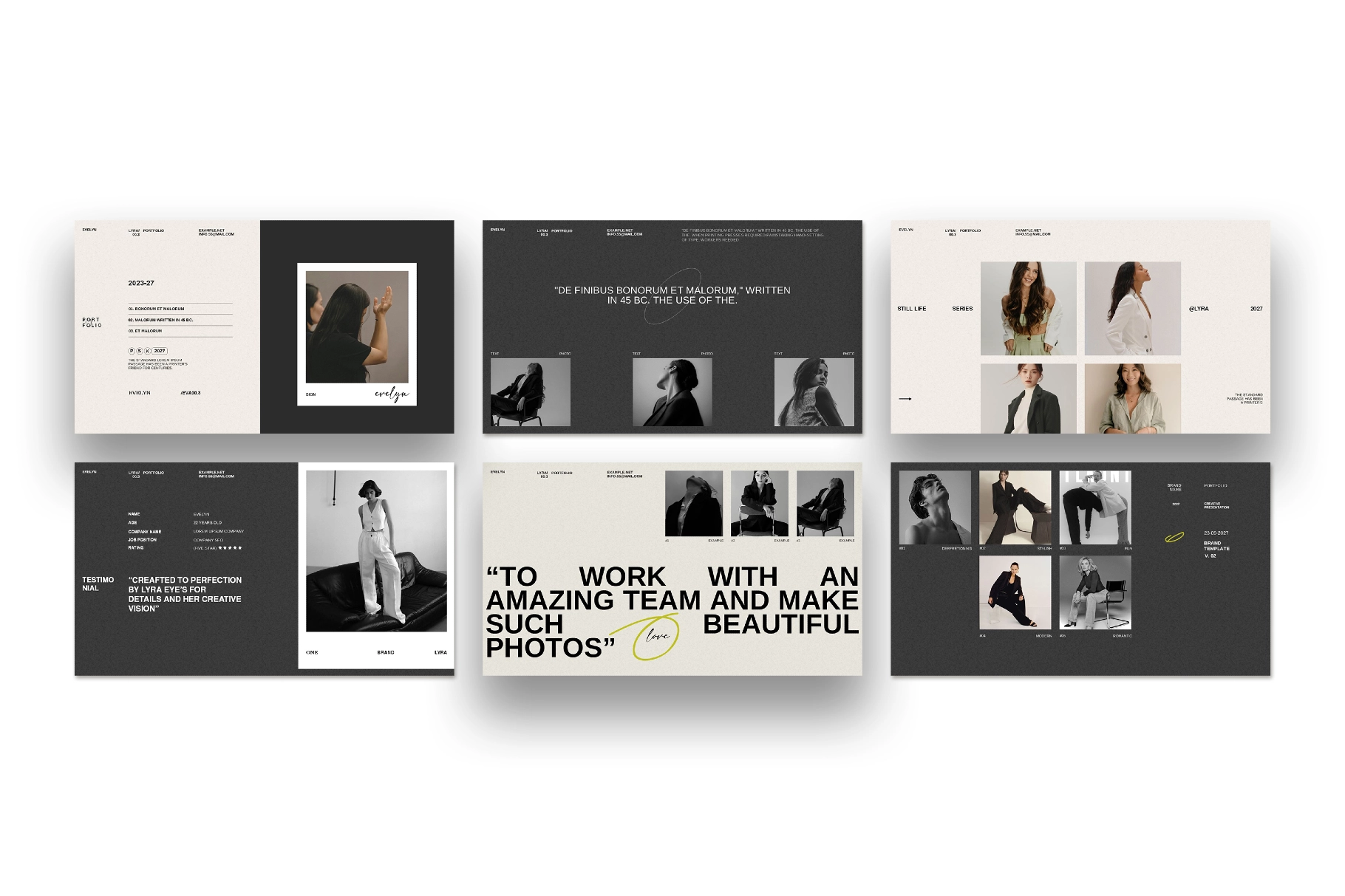 Brand Portfolio Template