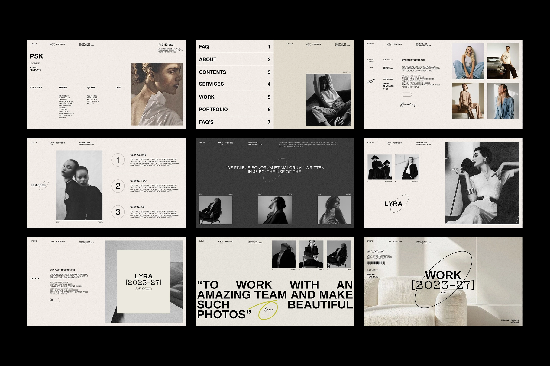 Brand Portfolio Template