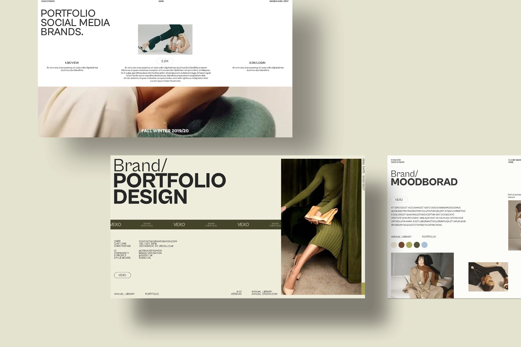 Vexo Brand Portfolio Presentation Template