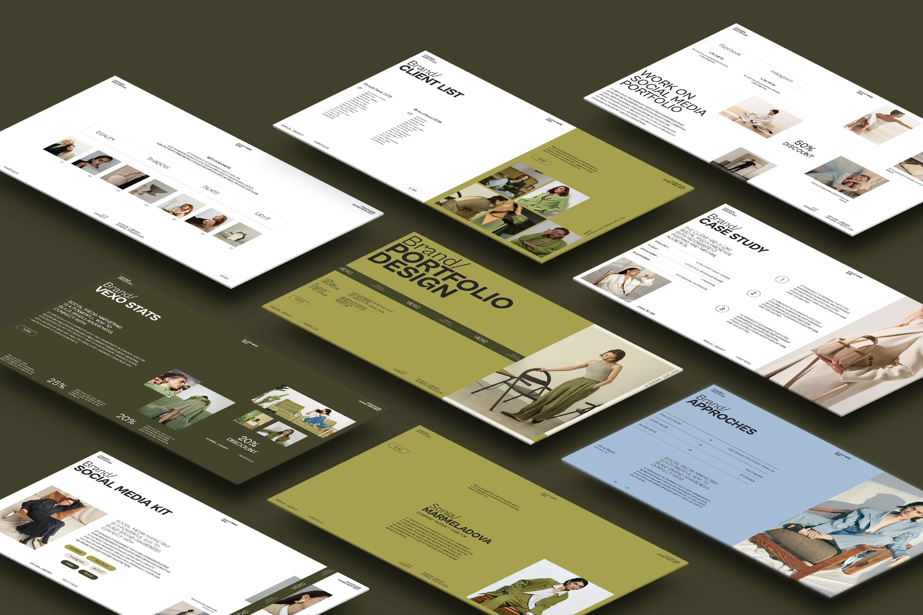 Vexo Brand Portfolio Presentation Template