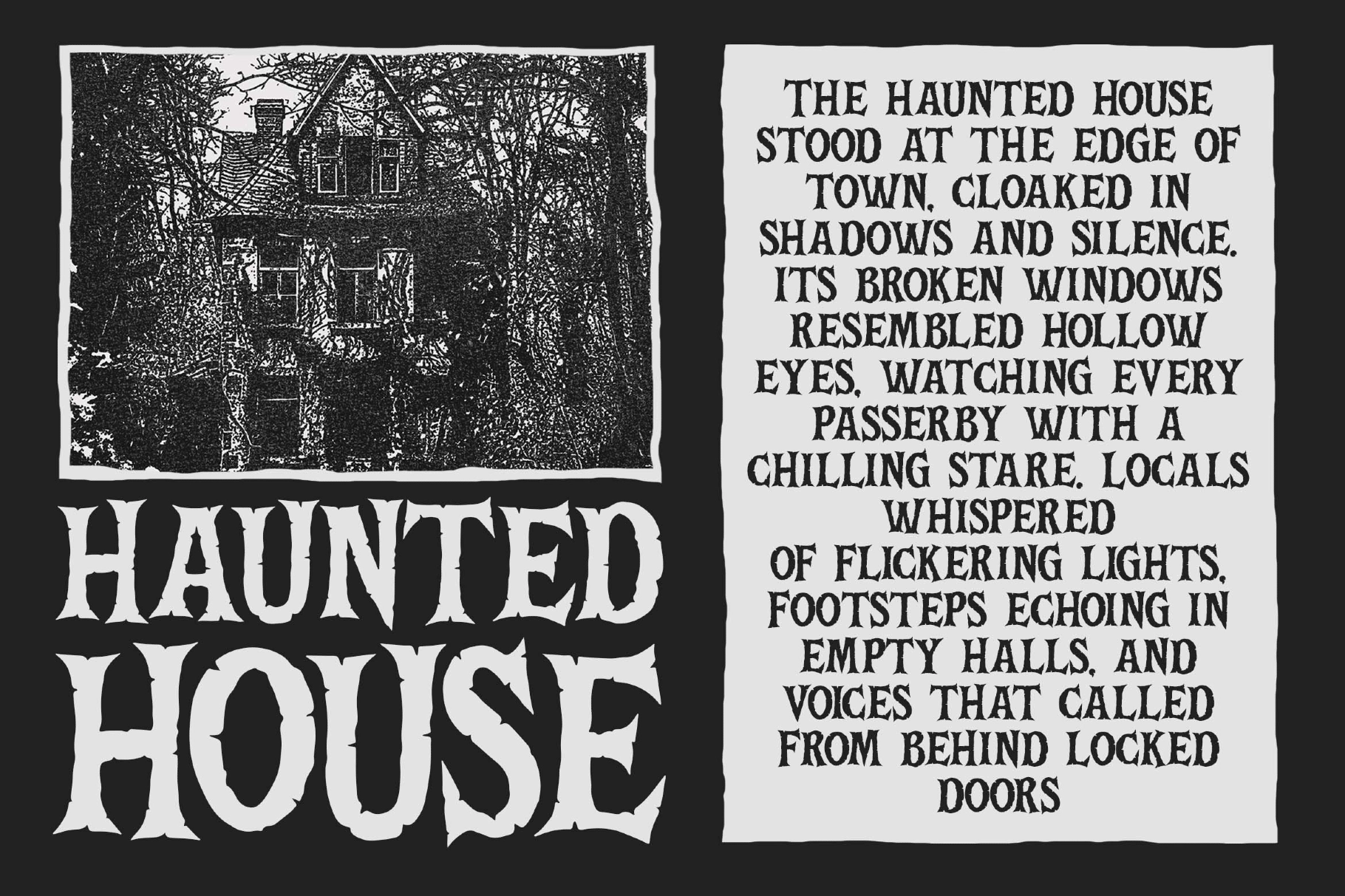 Death Bones a Broken Serif Font