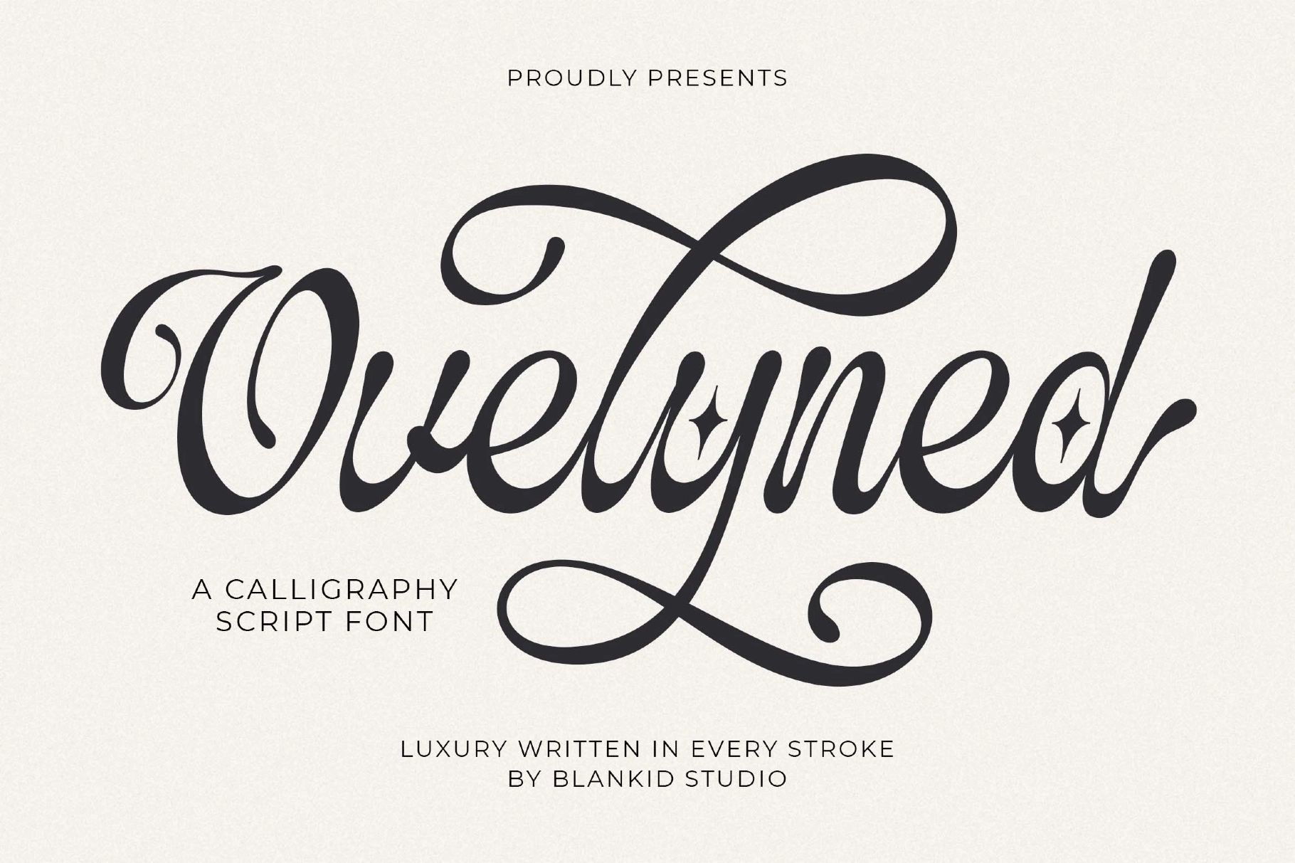 Ovelyned a Calligraphy Script Font
