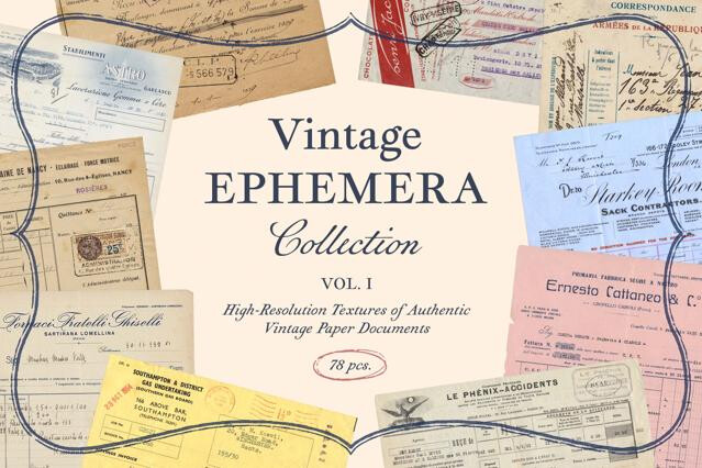 Vintage Ephemera Collection