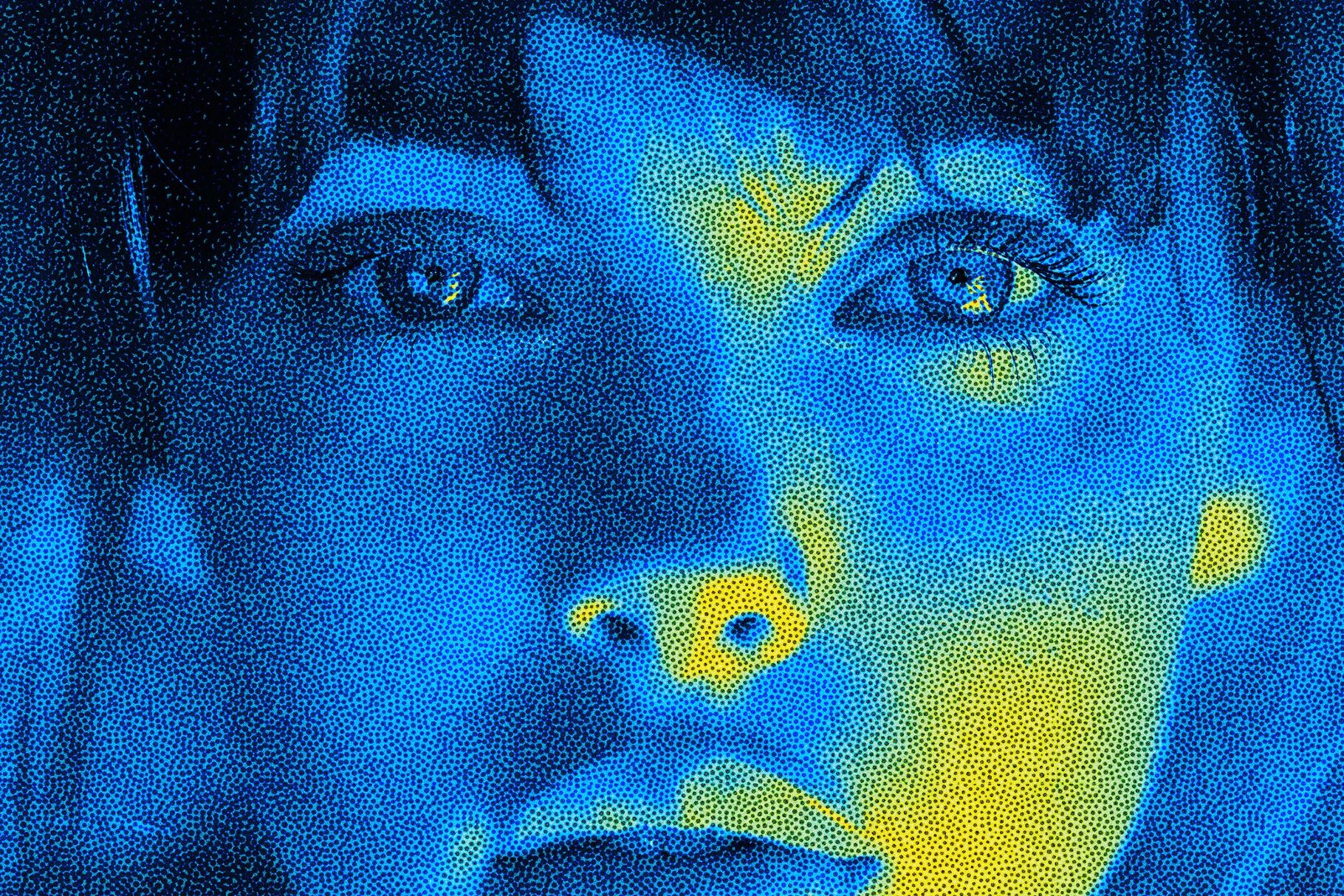 Stippling Halftone Photo Effect