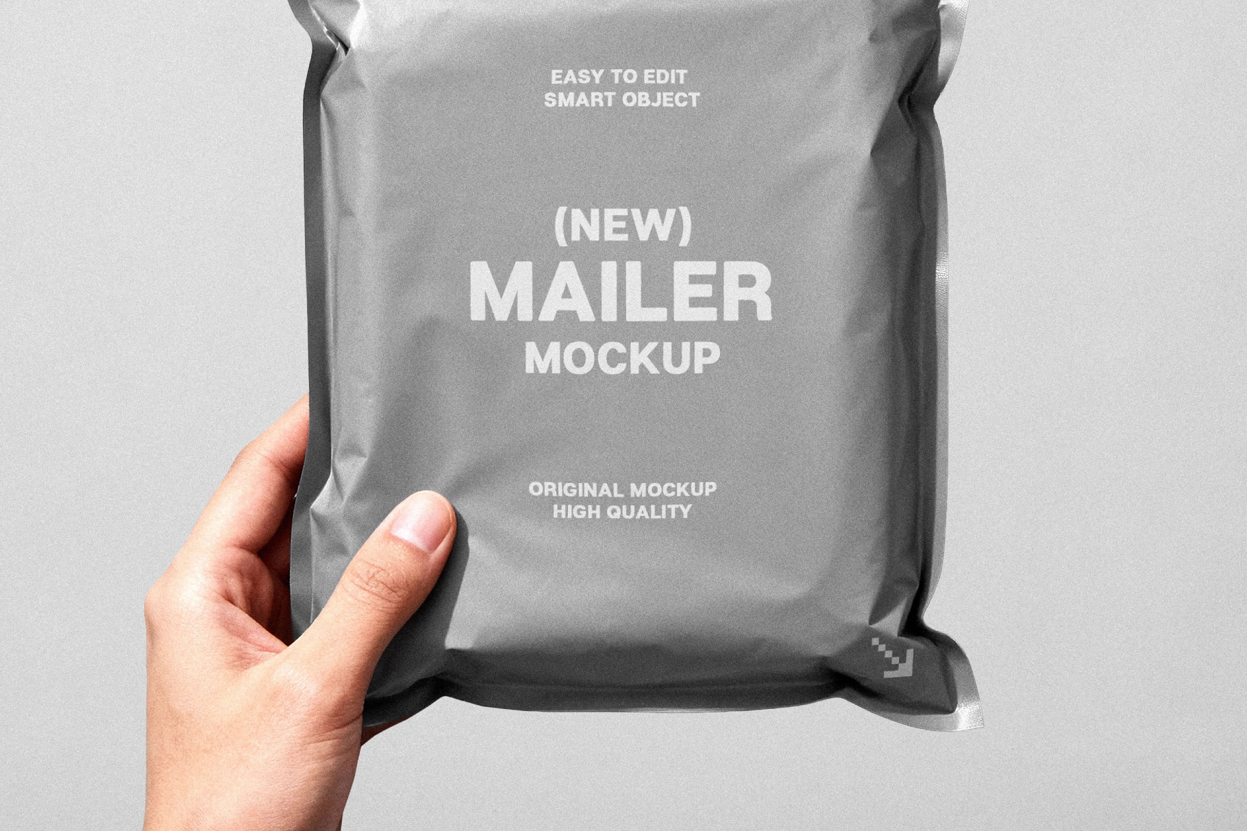 Handheld Packaging Mailer Mockup