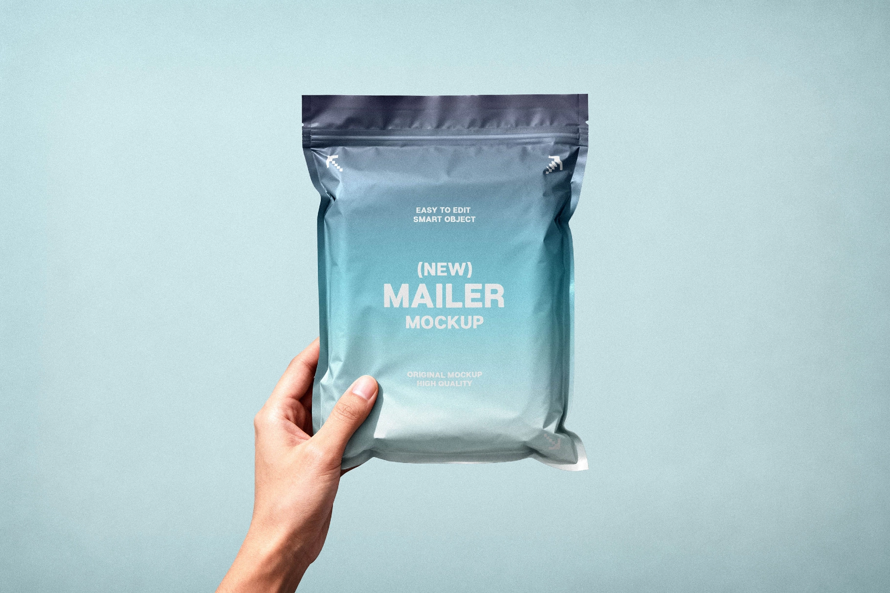 Handheld Packaging Mailer Mockup