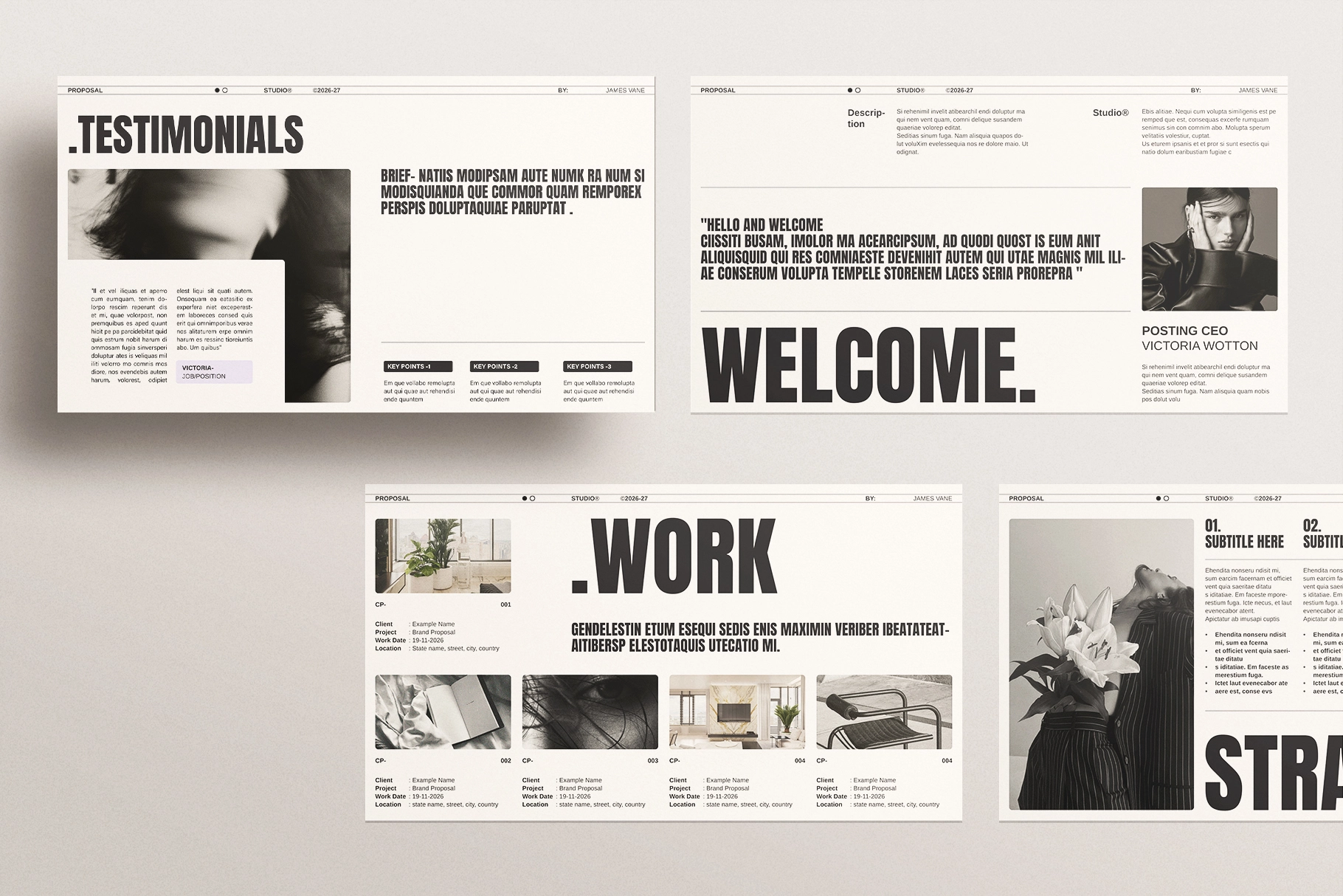 Proposal Presentation Template