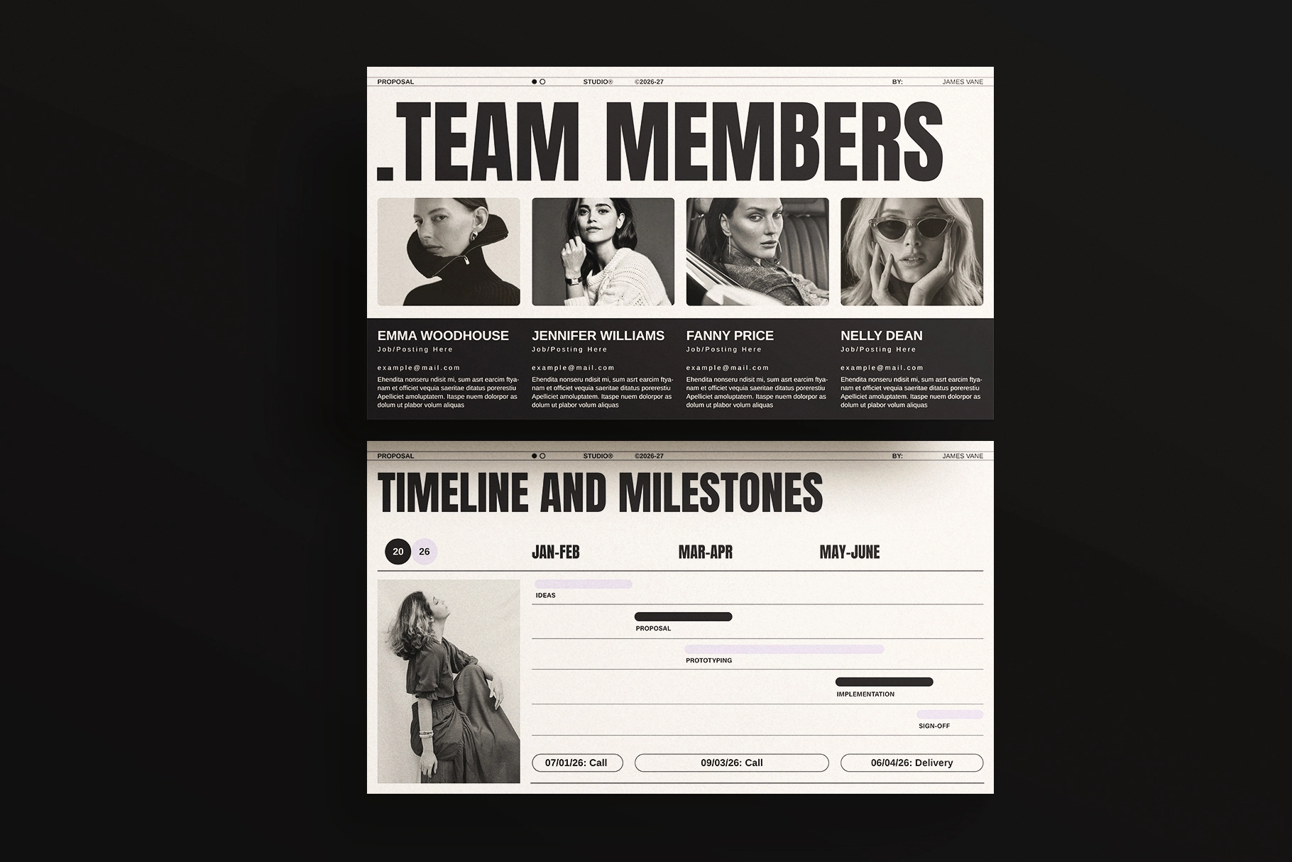 Proposal Presentation Template