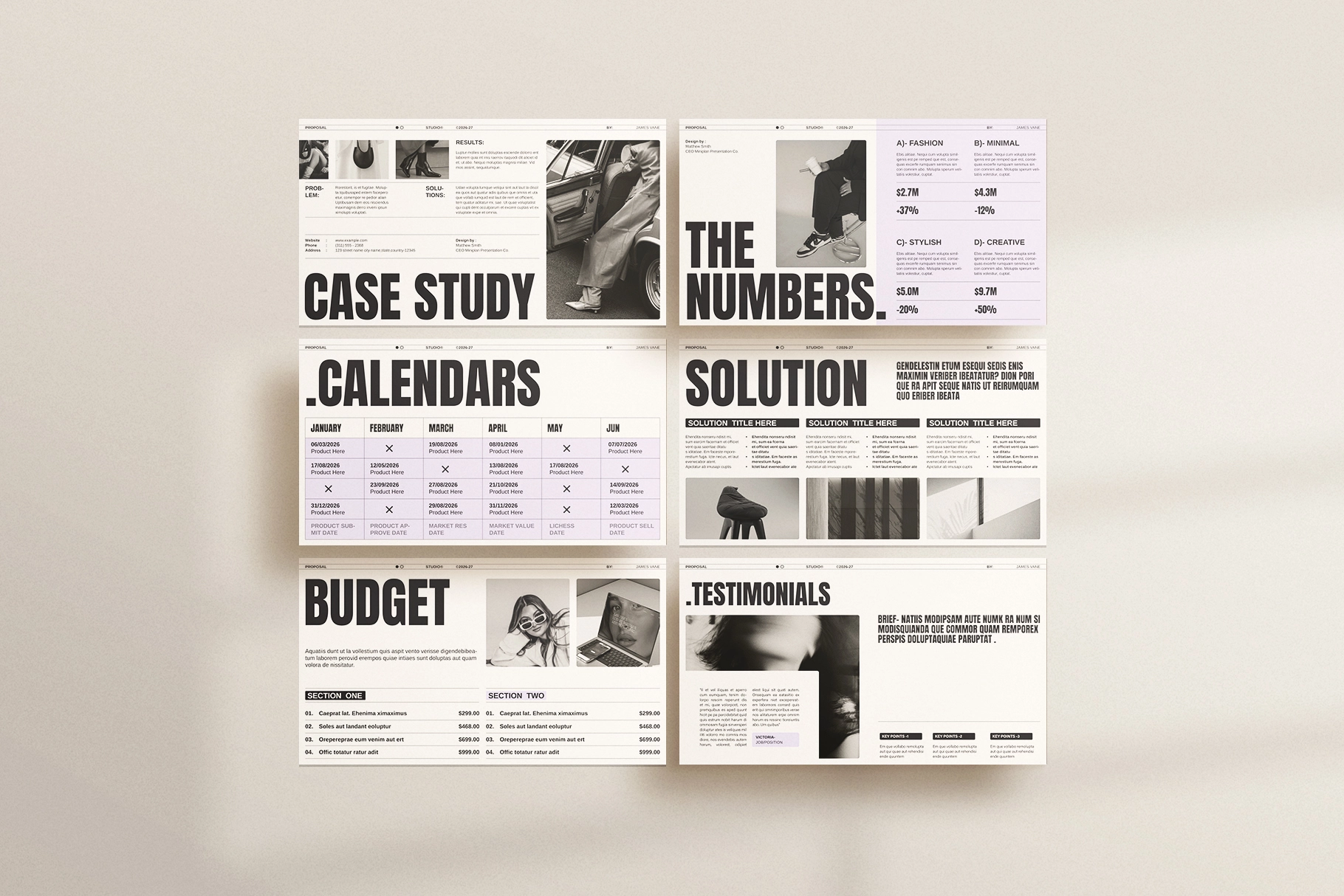 Proposal Presentation Template