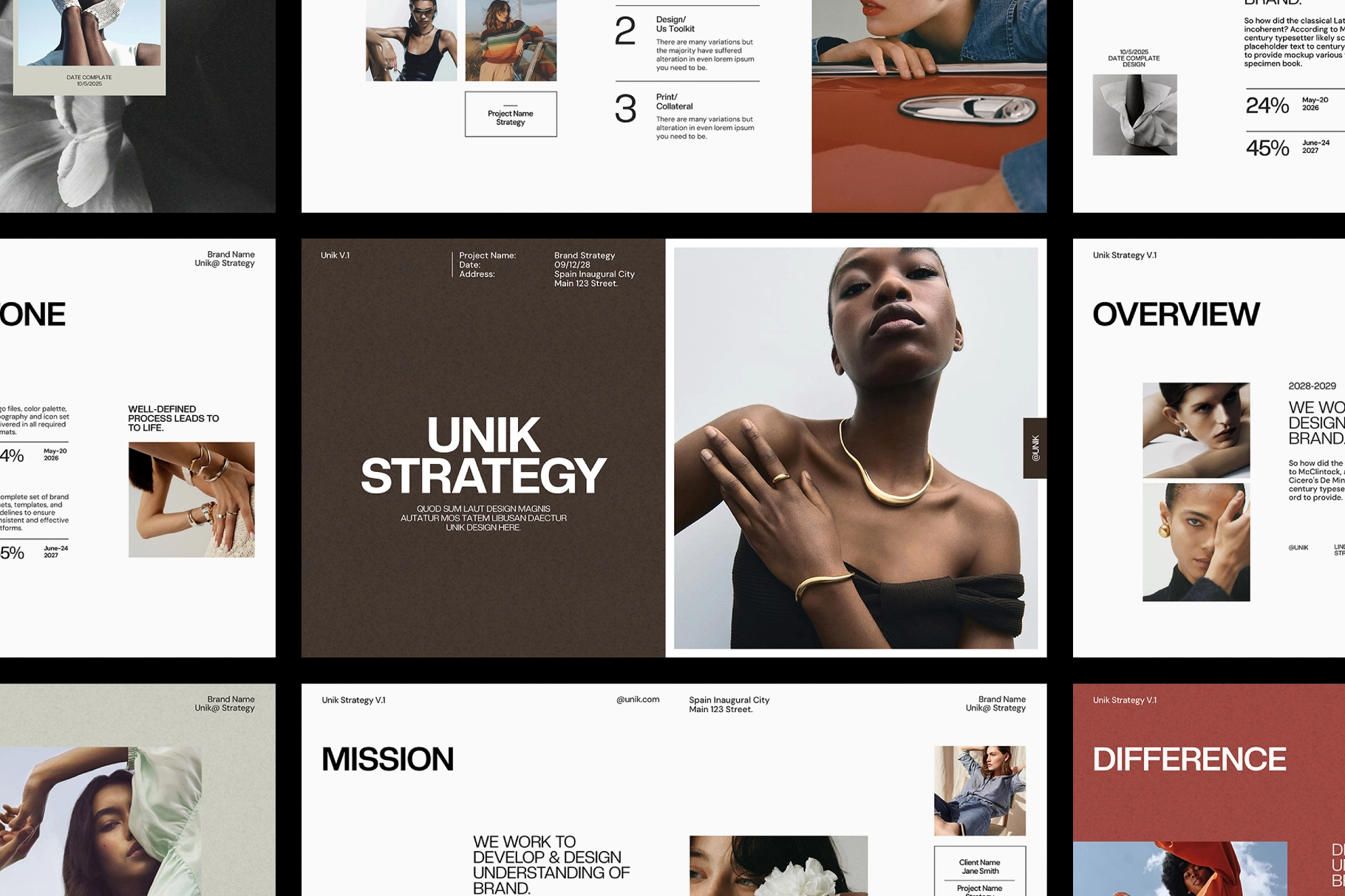 UNIK Strategy Presentation Template
