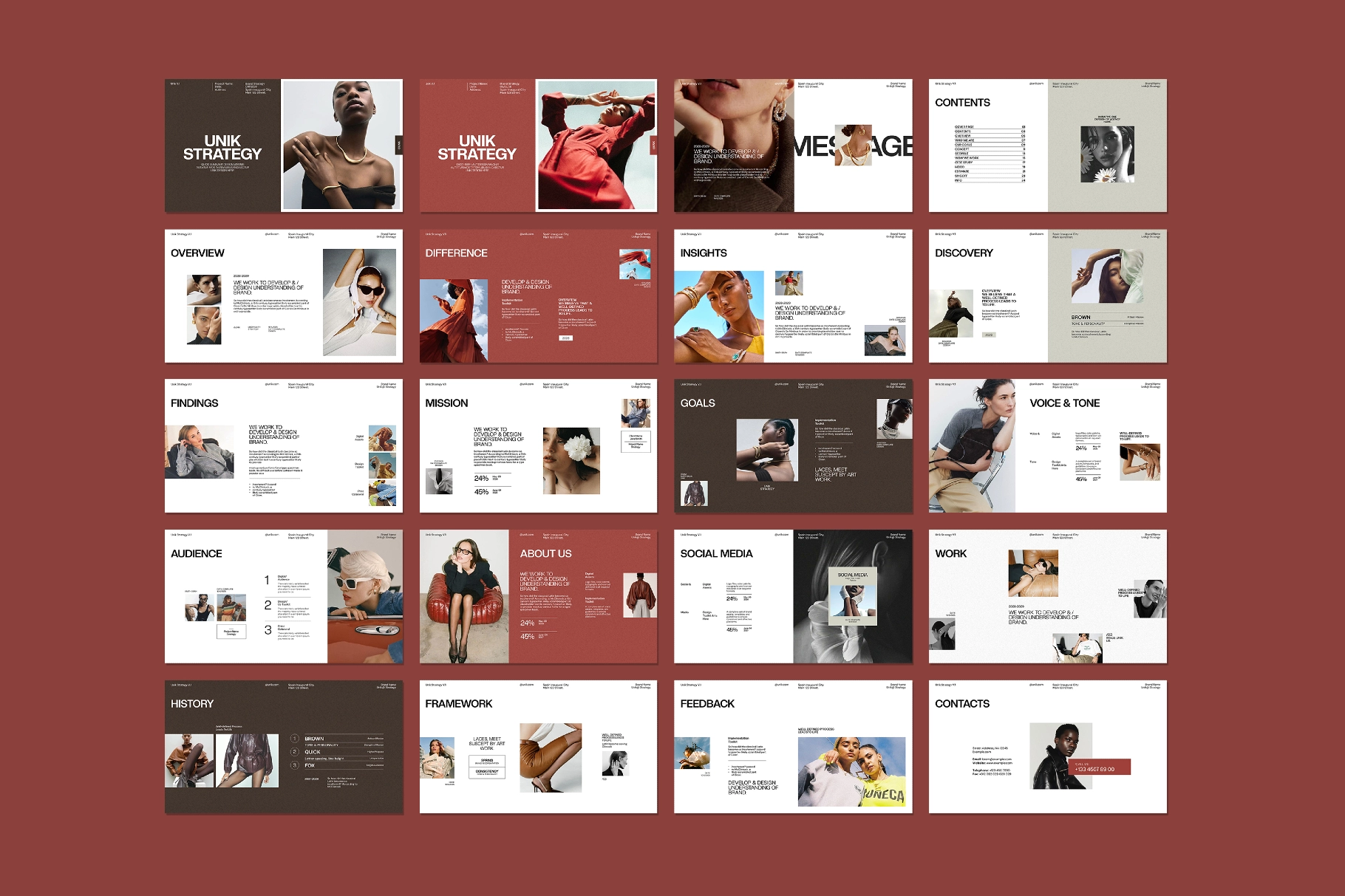 UNIK Strategy Presentation Template