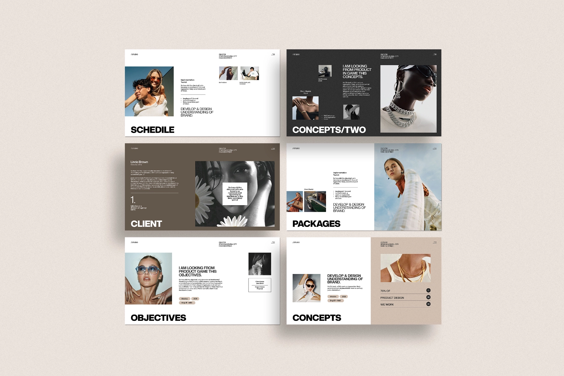 Studio Proposal Presentation Template
