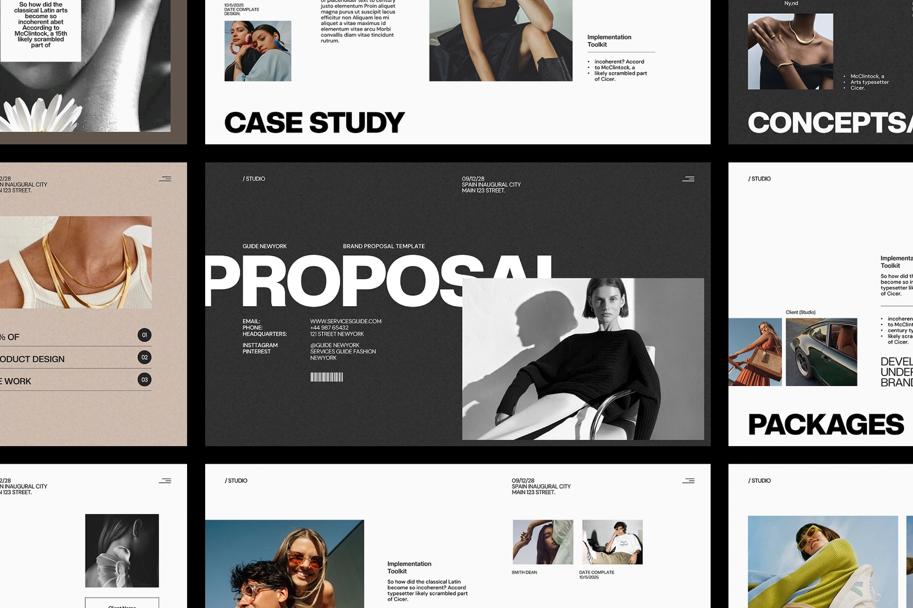 Studio Proposal Presentation Template