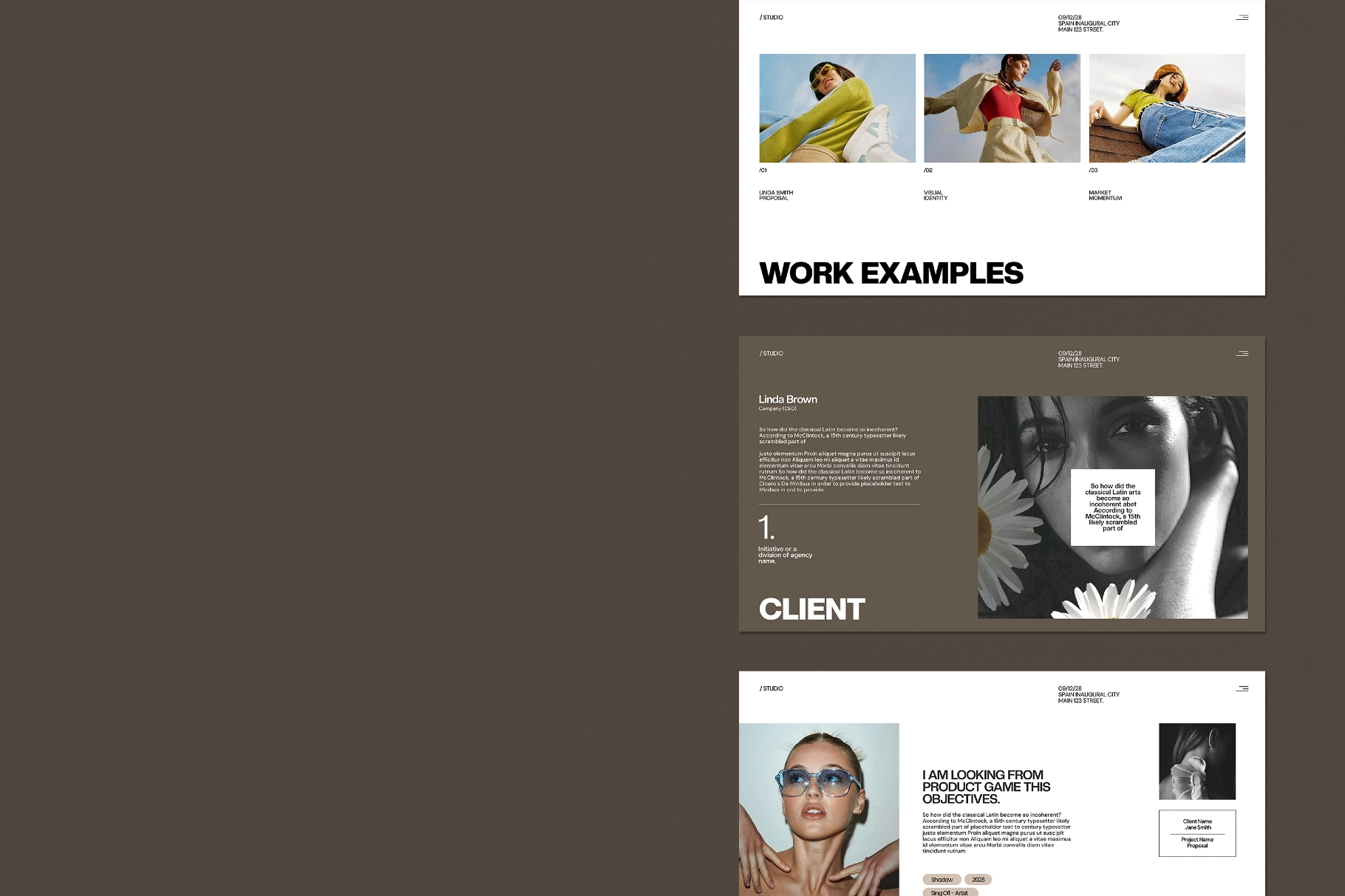 Studio Proposal Presentation Template