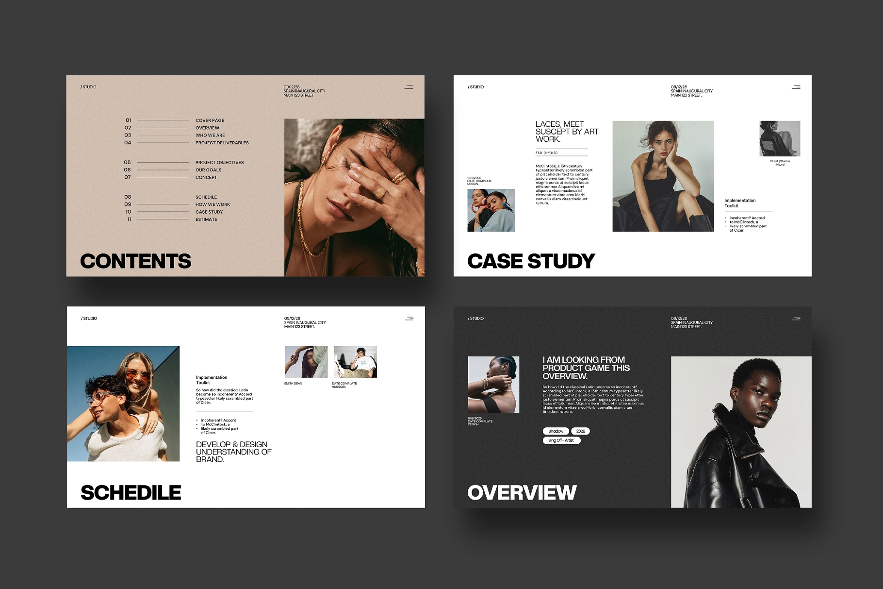 Studio Proposal Presentation Template