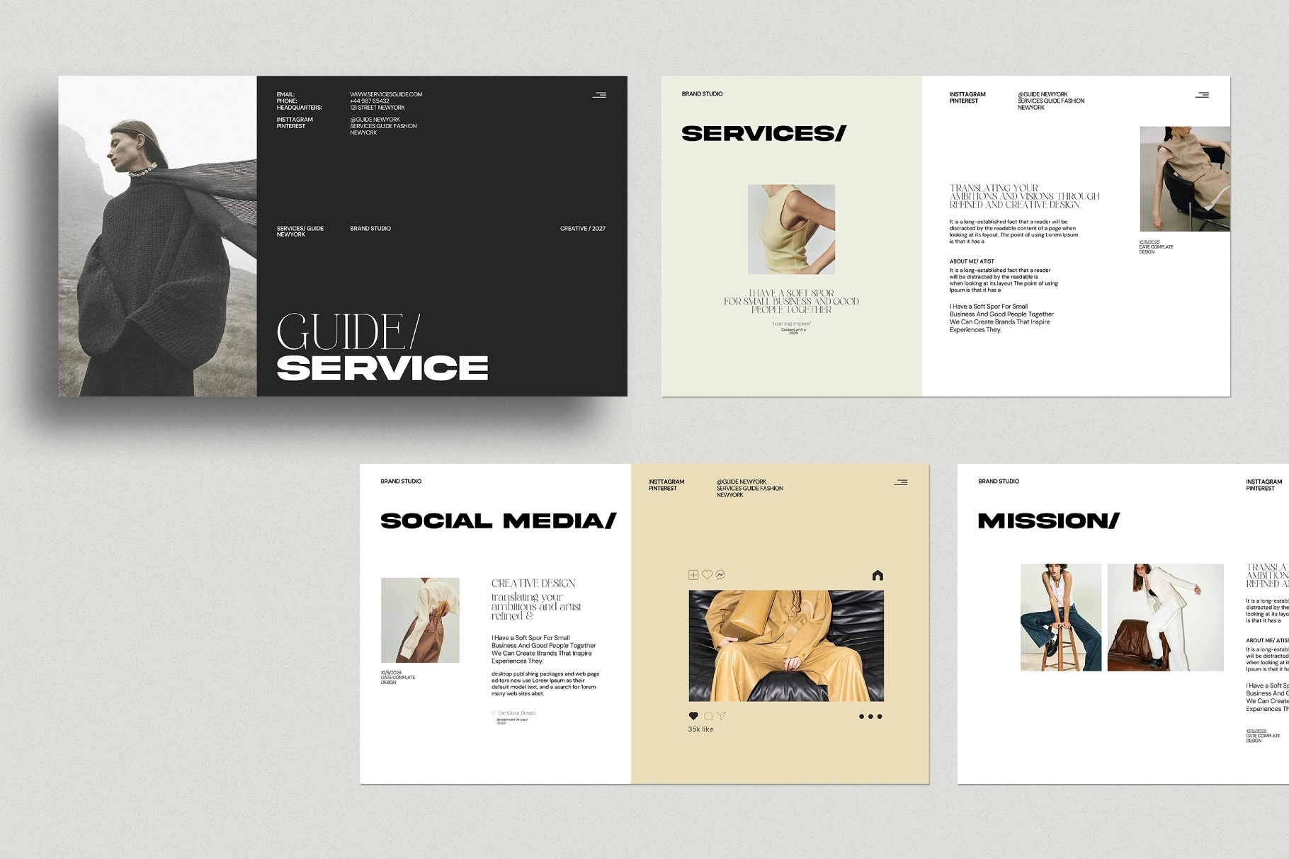 Services Guide Presentation Template