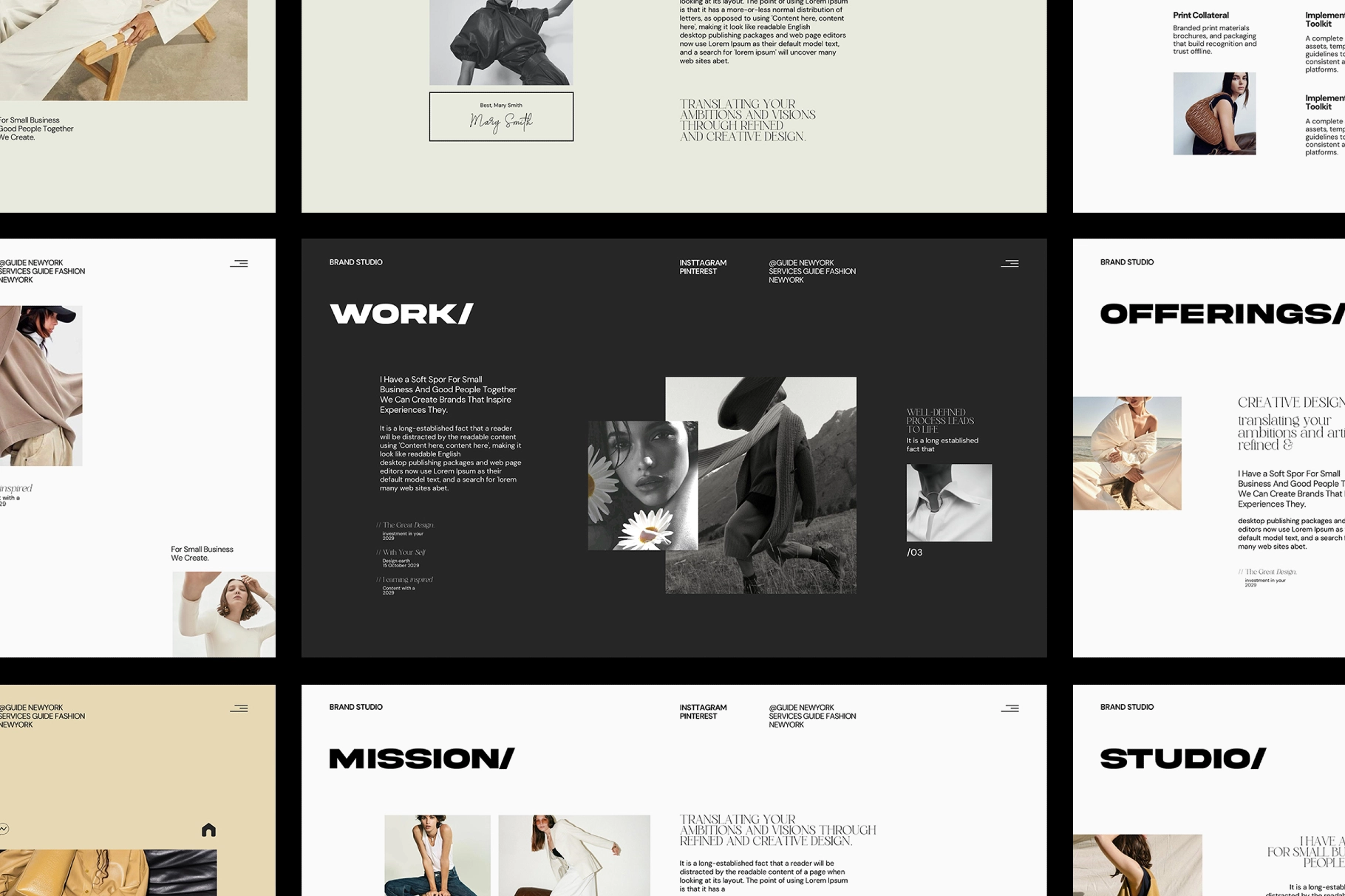 Services Guide Presentation Template