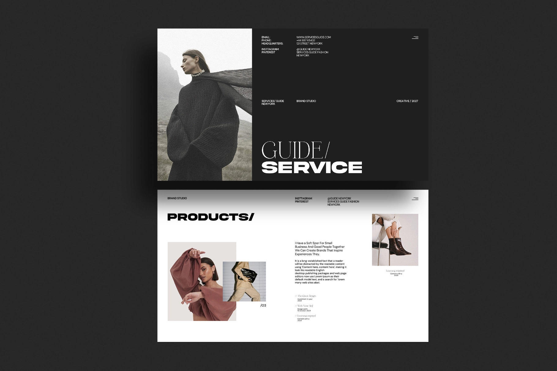 Services Guide Presentation Template