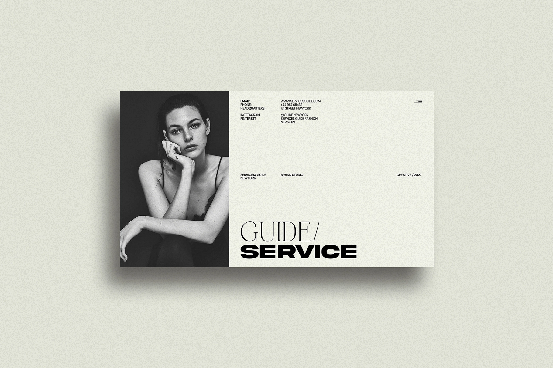 Services Guide Presentation Template