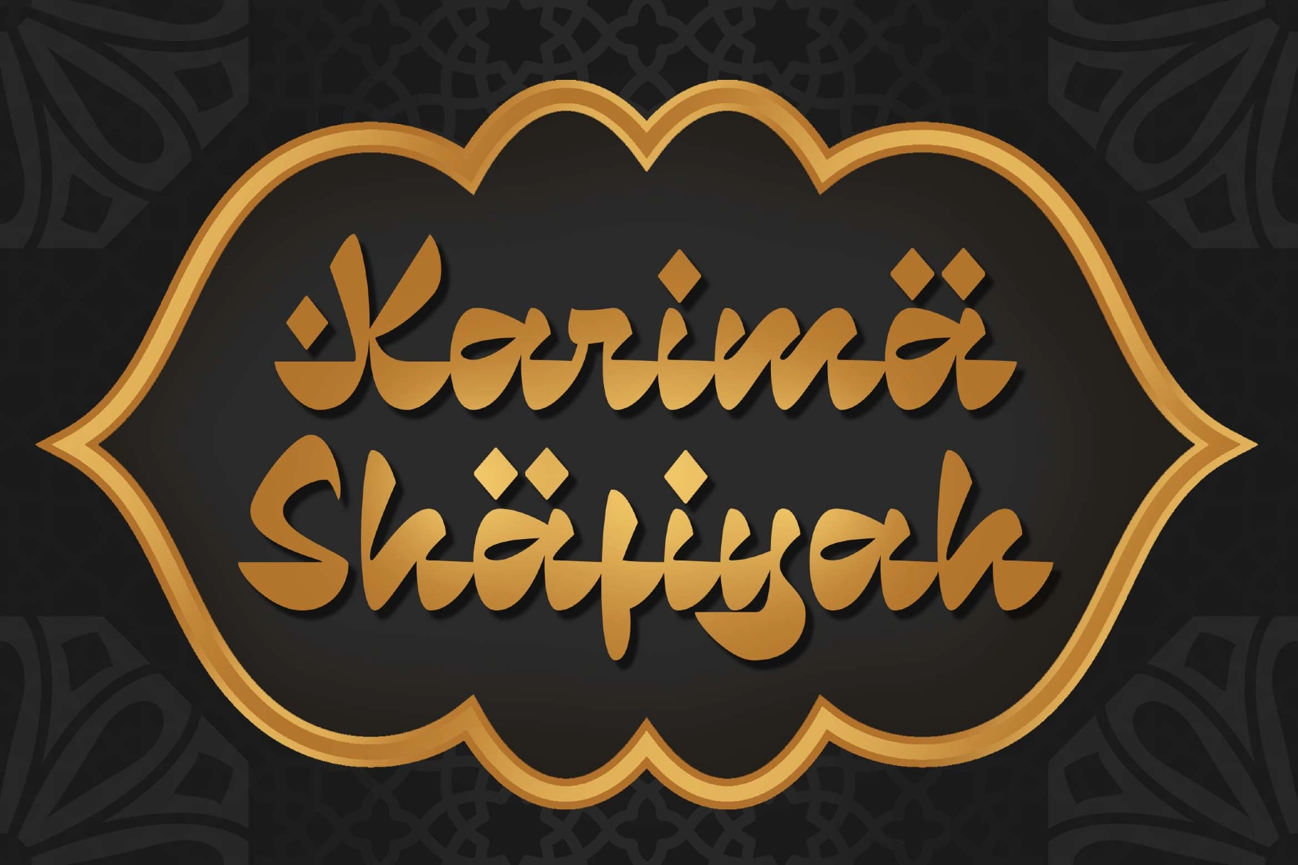 Ramadan Delight a Modern Arabic Display Font