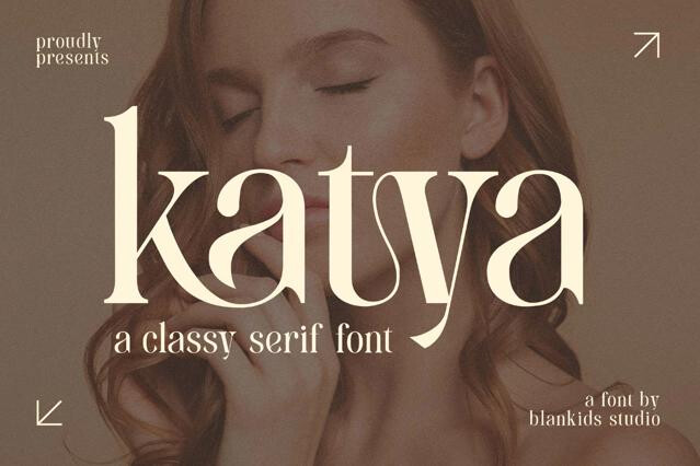 Katya a Luxury Serif Font