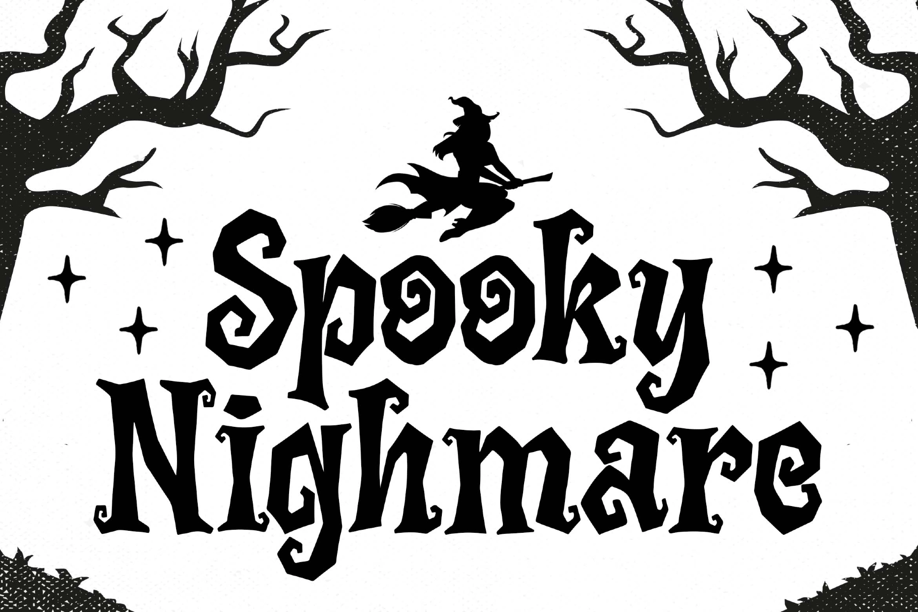 Night Tickle a Horror Playful Font