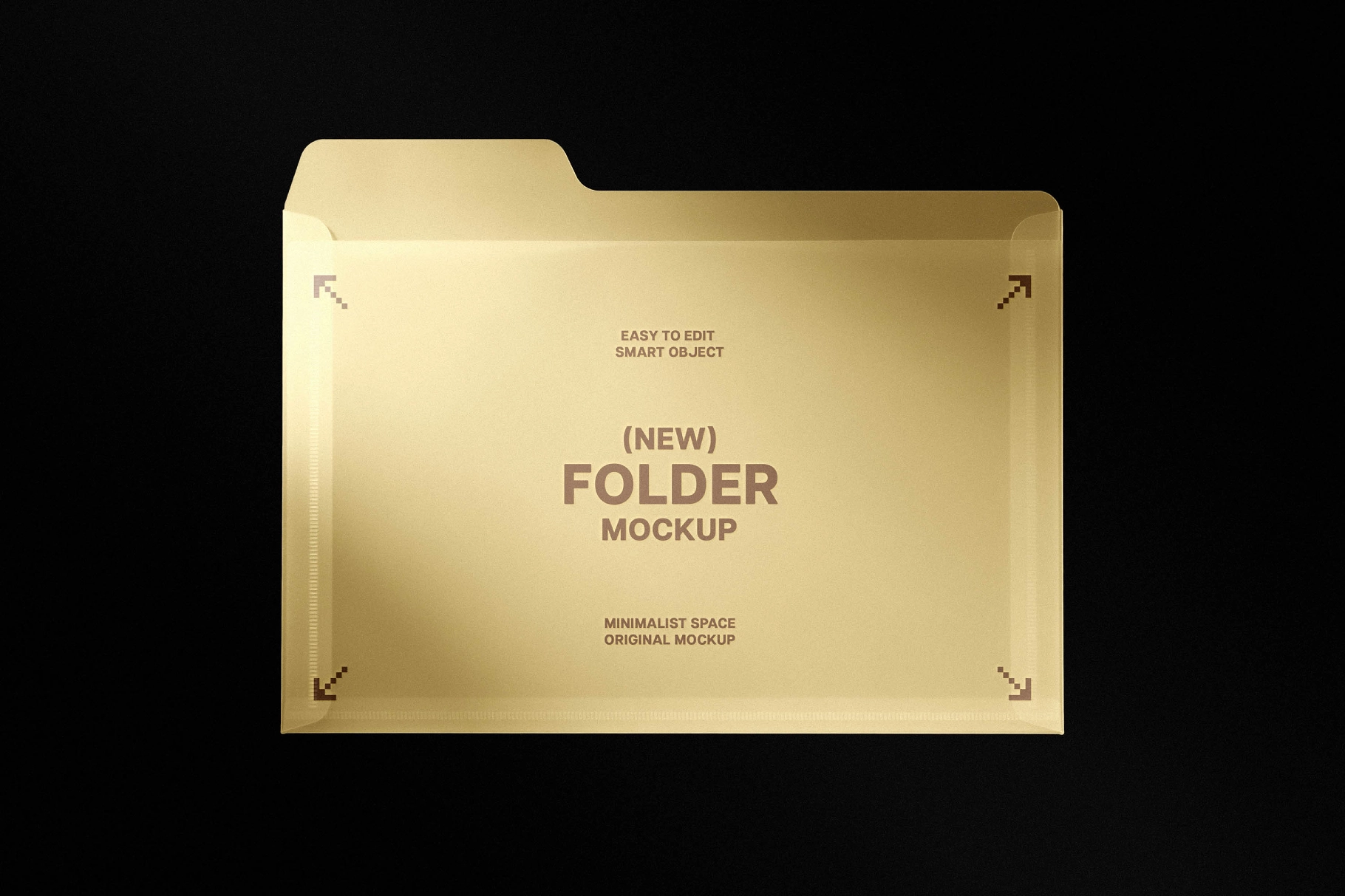 Plastic Folder Mockup