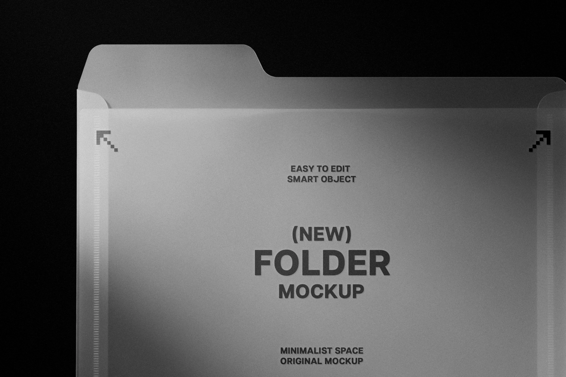 Plastic Folder Mockup