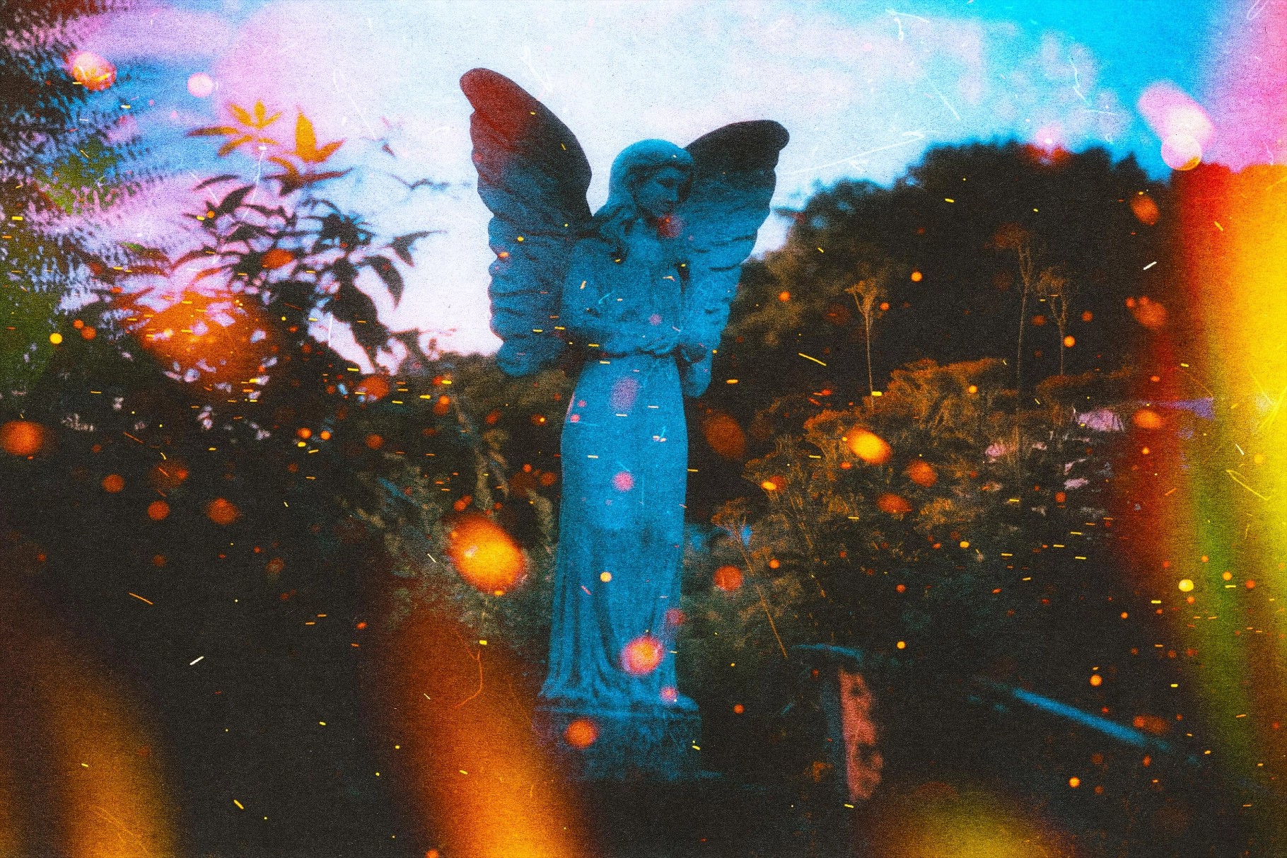 Warm Light Leak Photo Effect