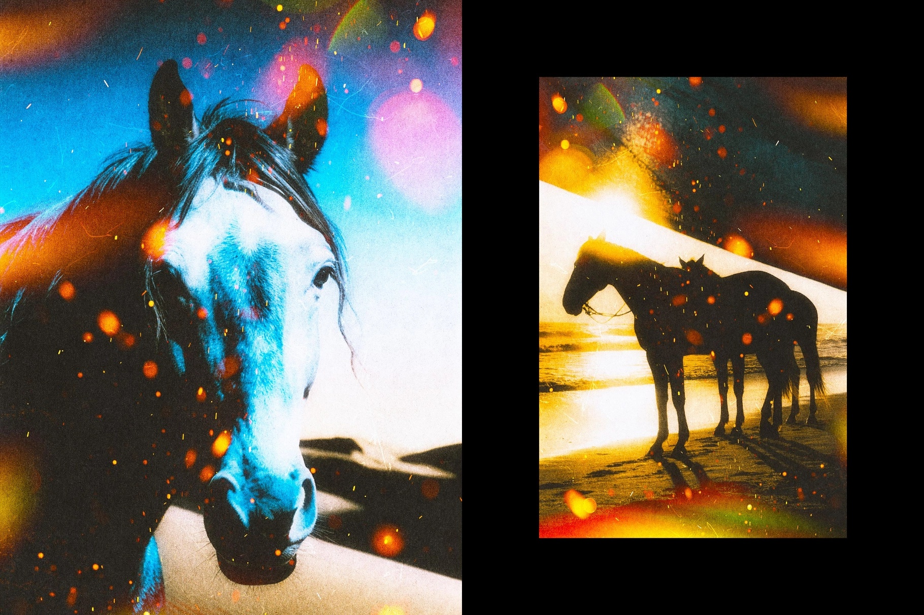 Warm Light Leak Photo Effect