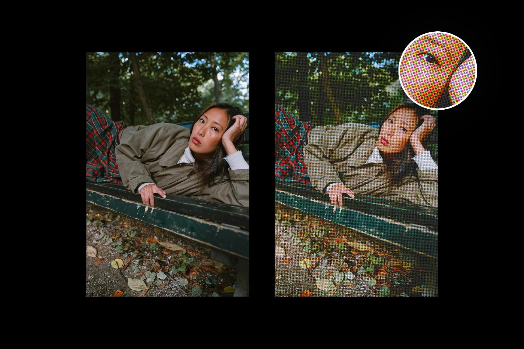 Retro Magazine Photo Effect