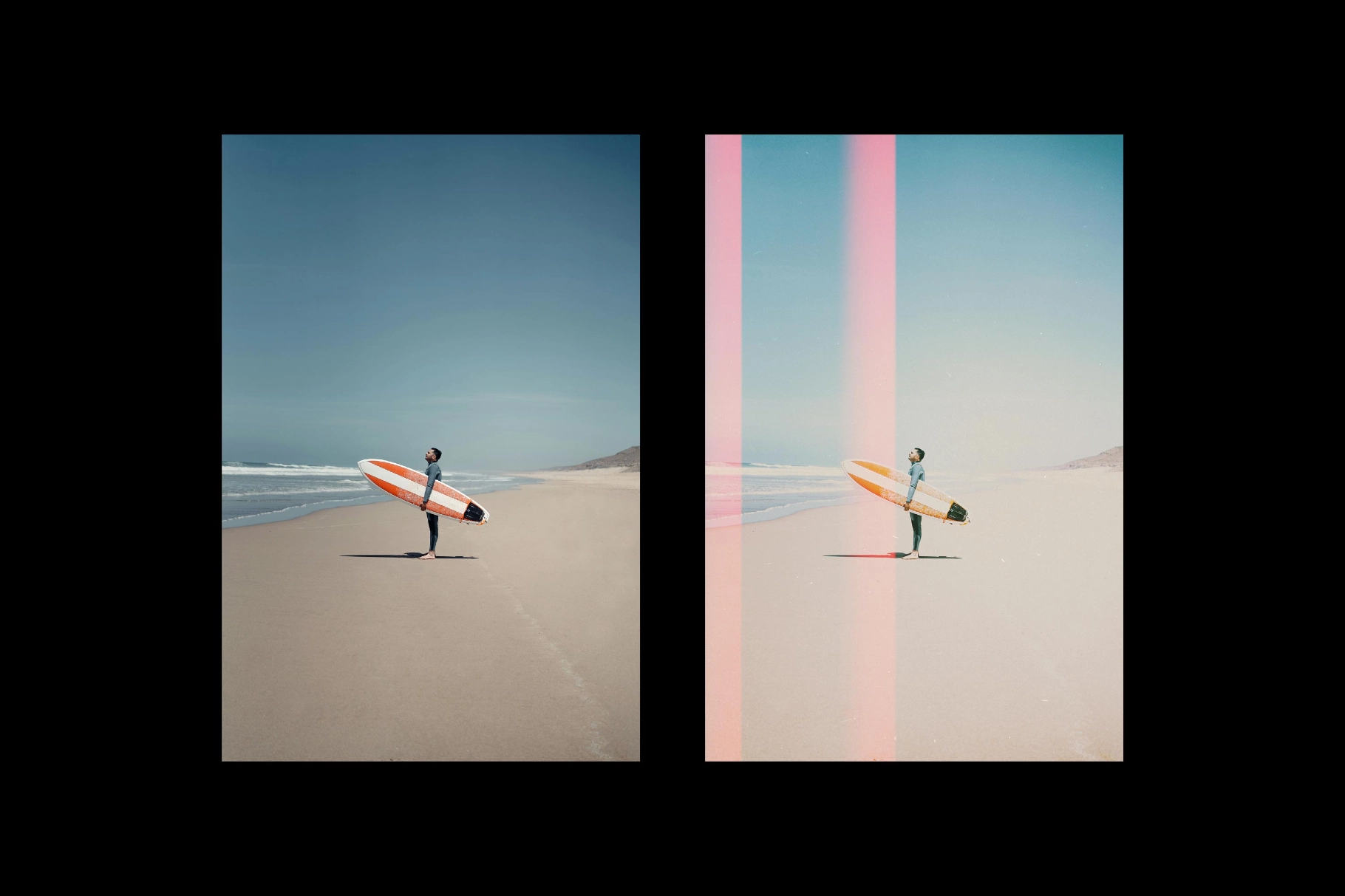 Light Leak Film Photo Effect