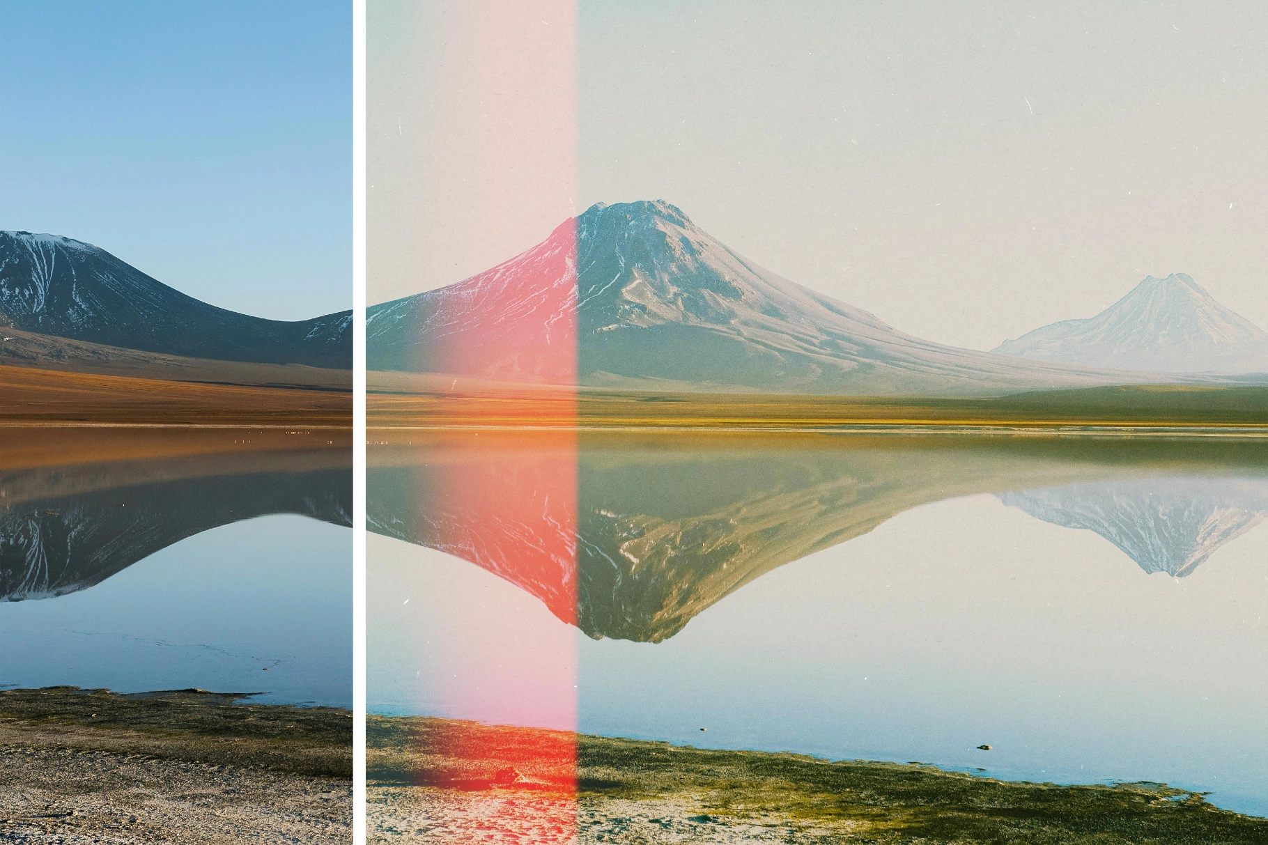 Light Leak Film Photo Effect